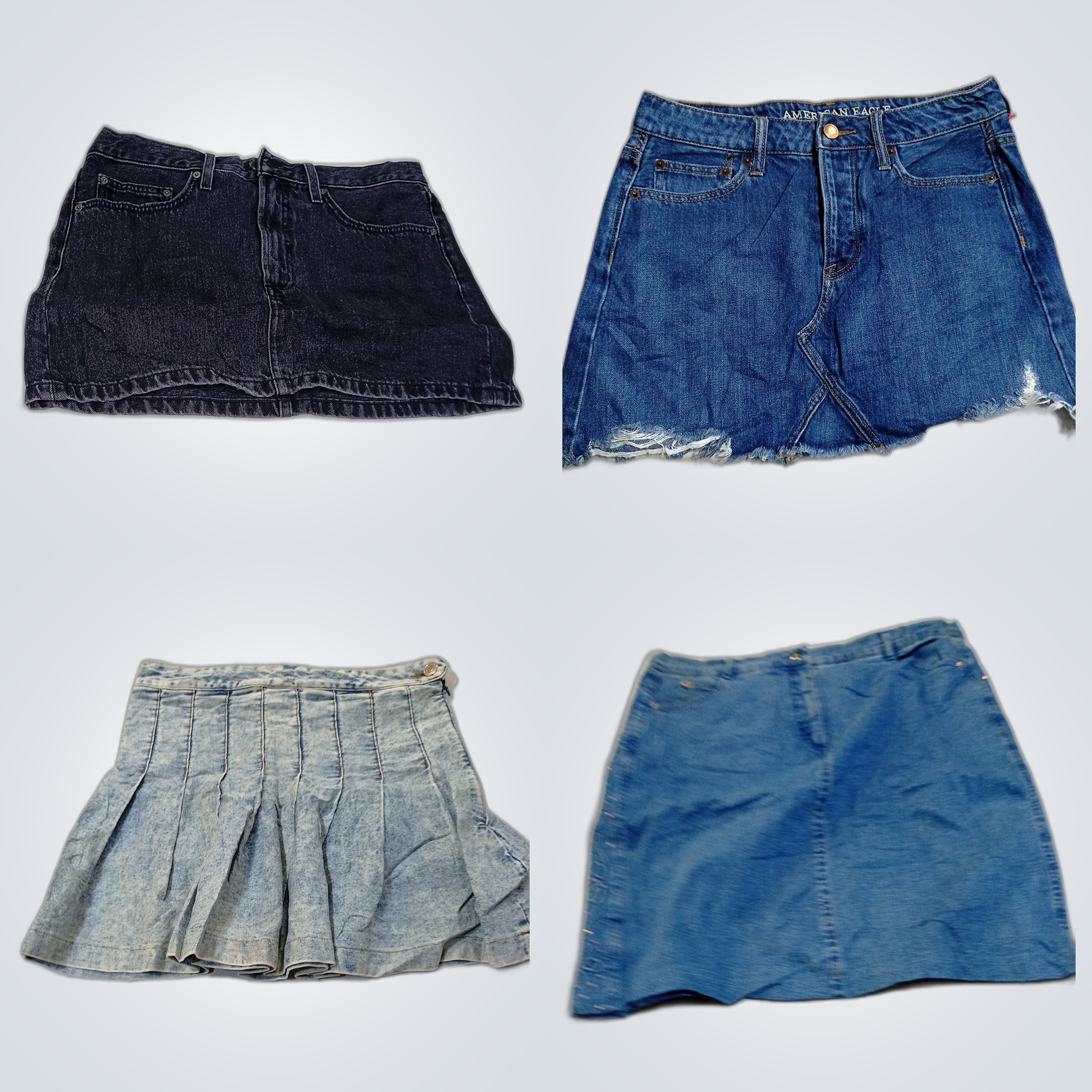 Paquete de Faldas de Mezclilla: ESCADA, American E..