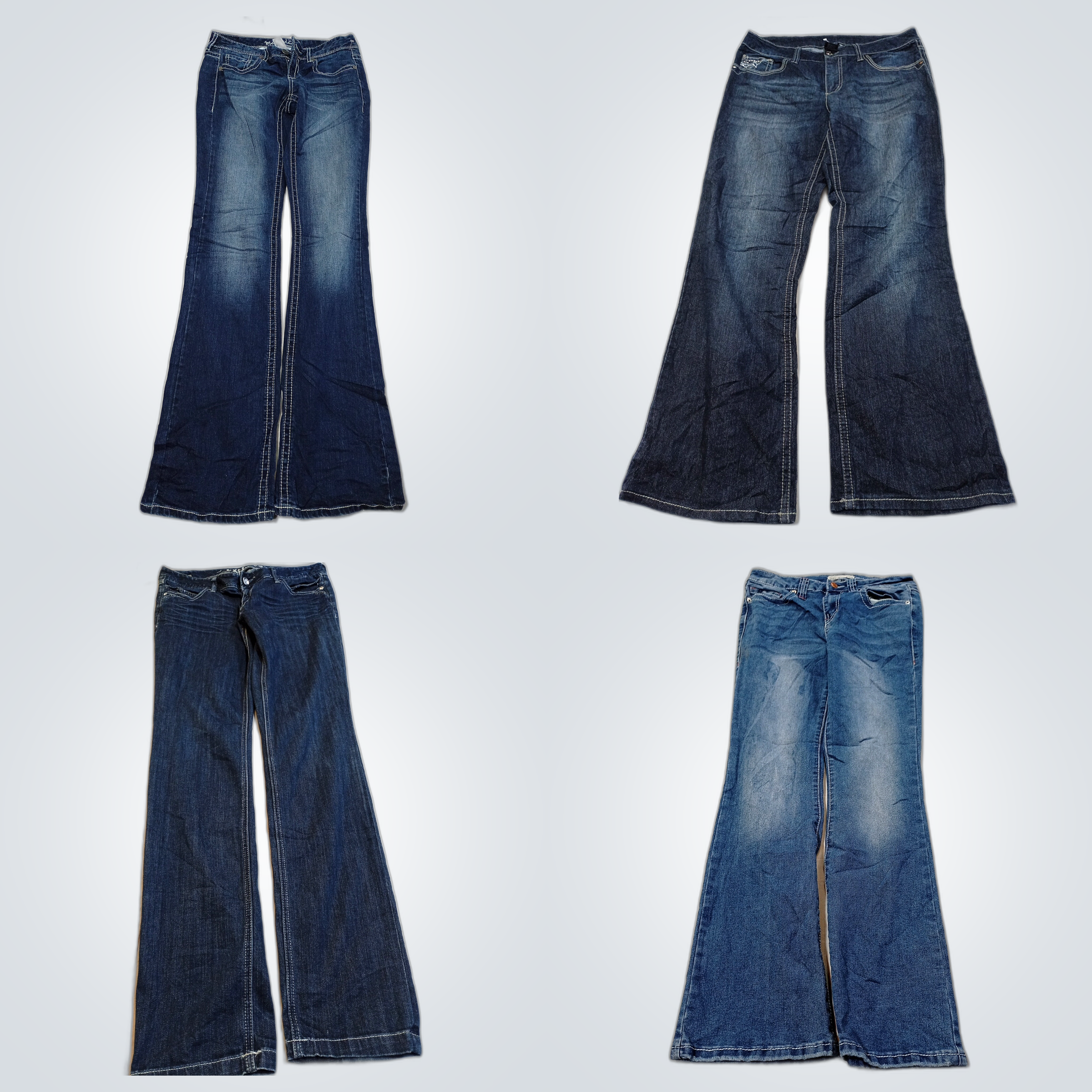 Paquete de Denim Ligeramente Usado: Maurices, Evis..