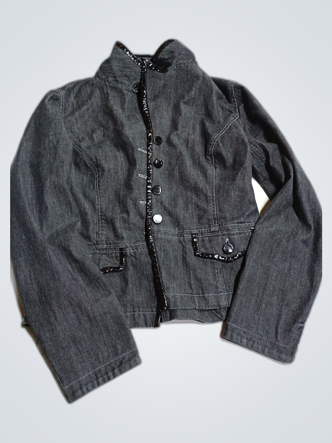  Veste en denim grise »