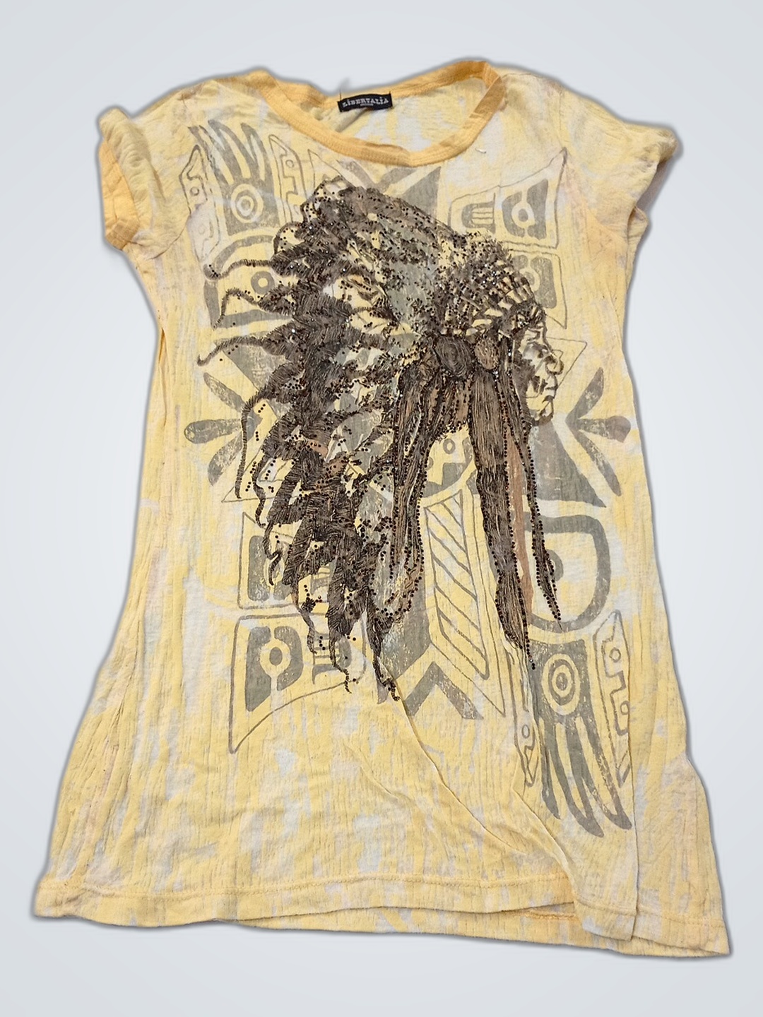 Libertalia Beaded Floral Top