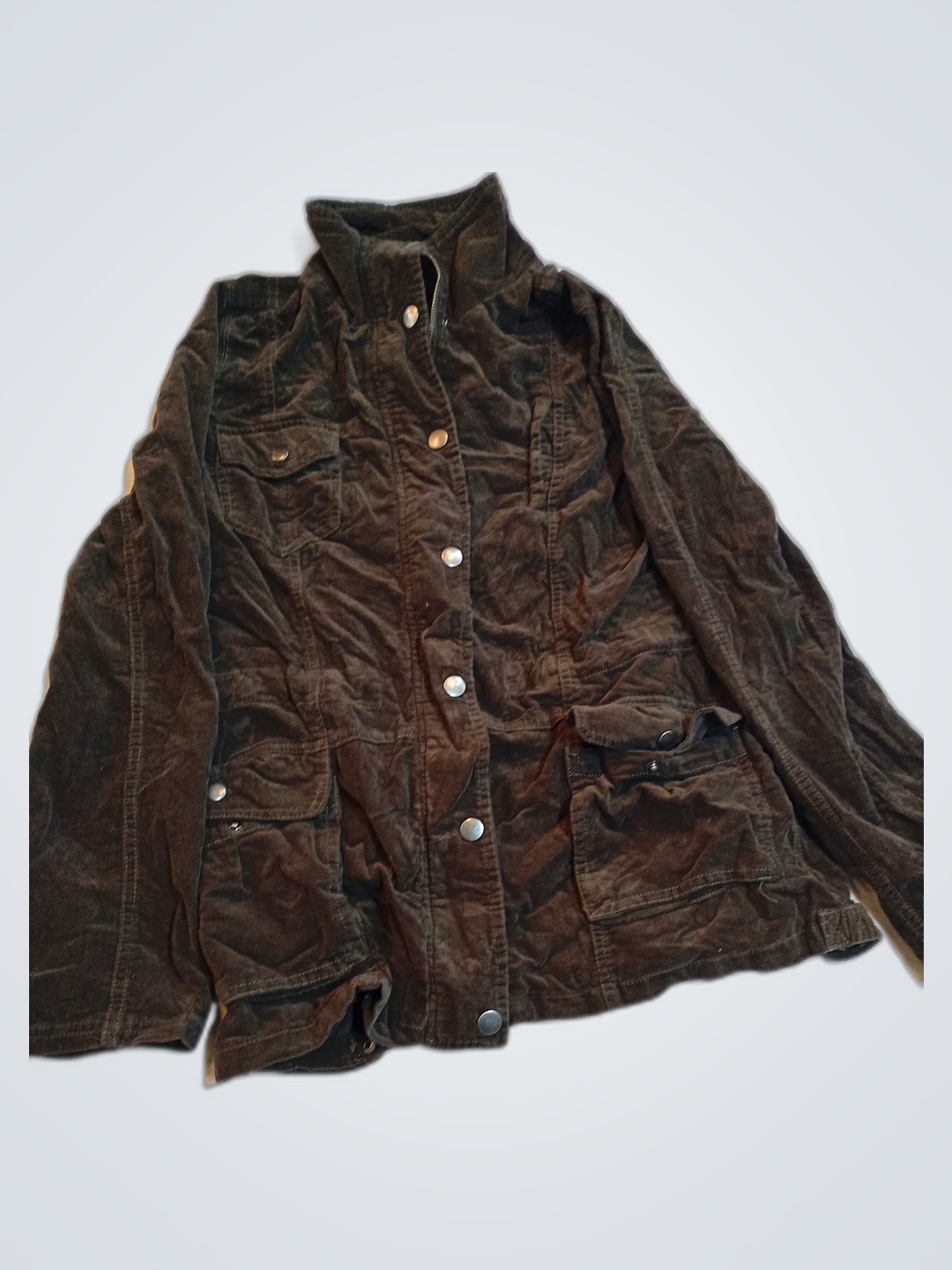 ASHLEY Quality Collection Brown Corduroy Jacket