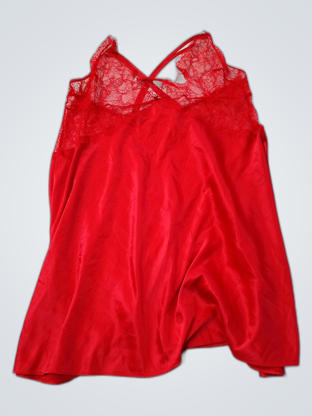 Victoria's Secret Red Lace Chemise