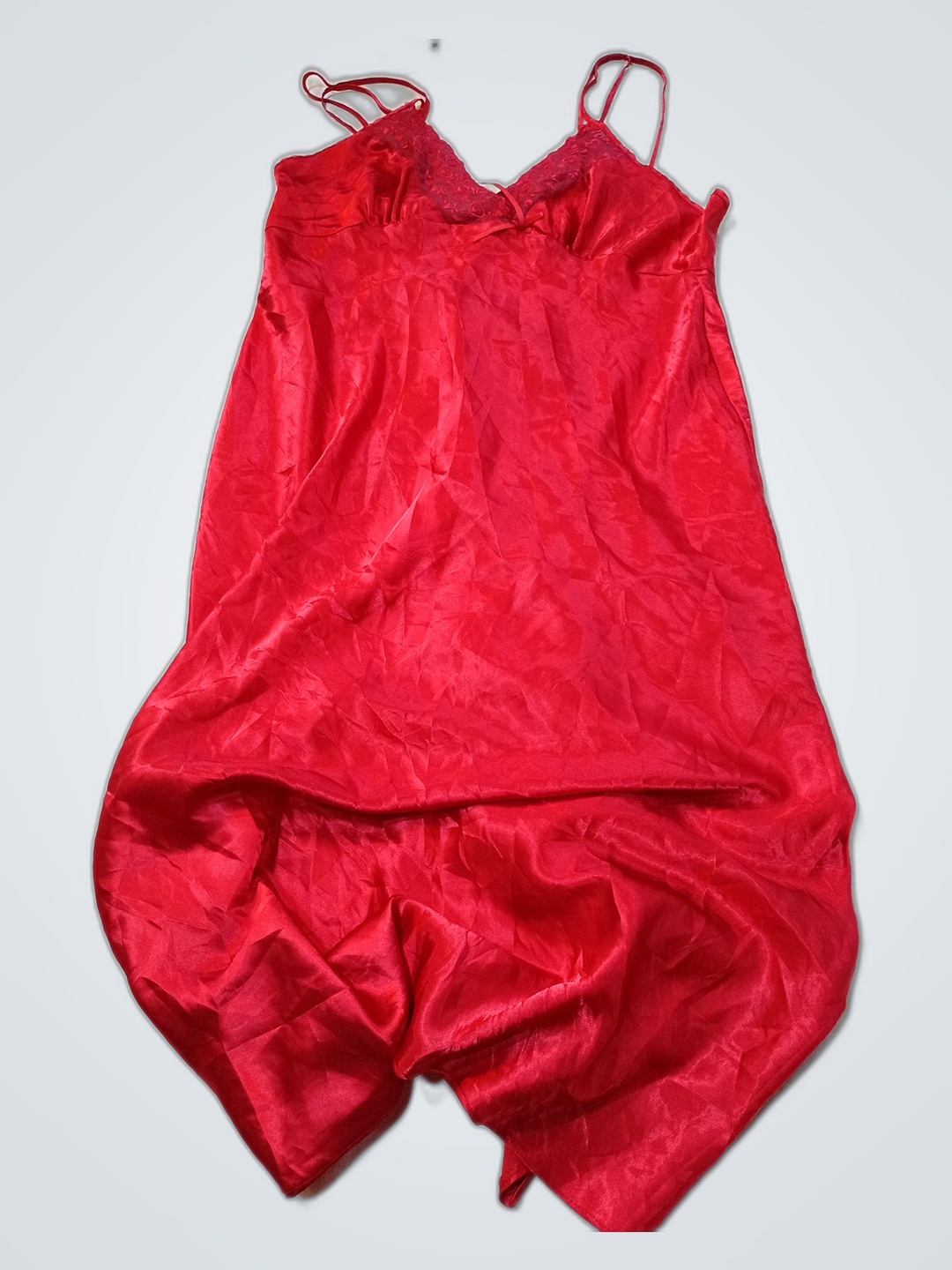 Red Satin Chemise