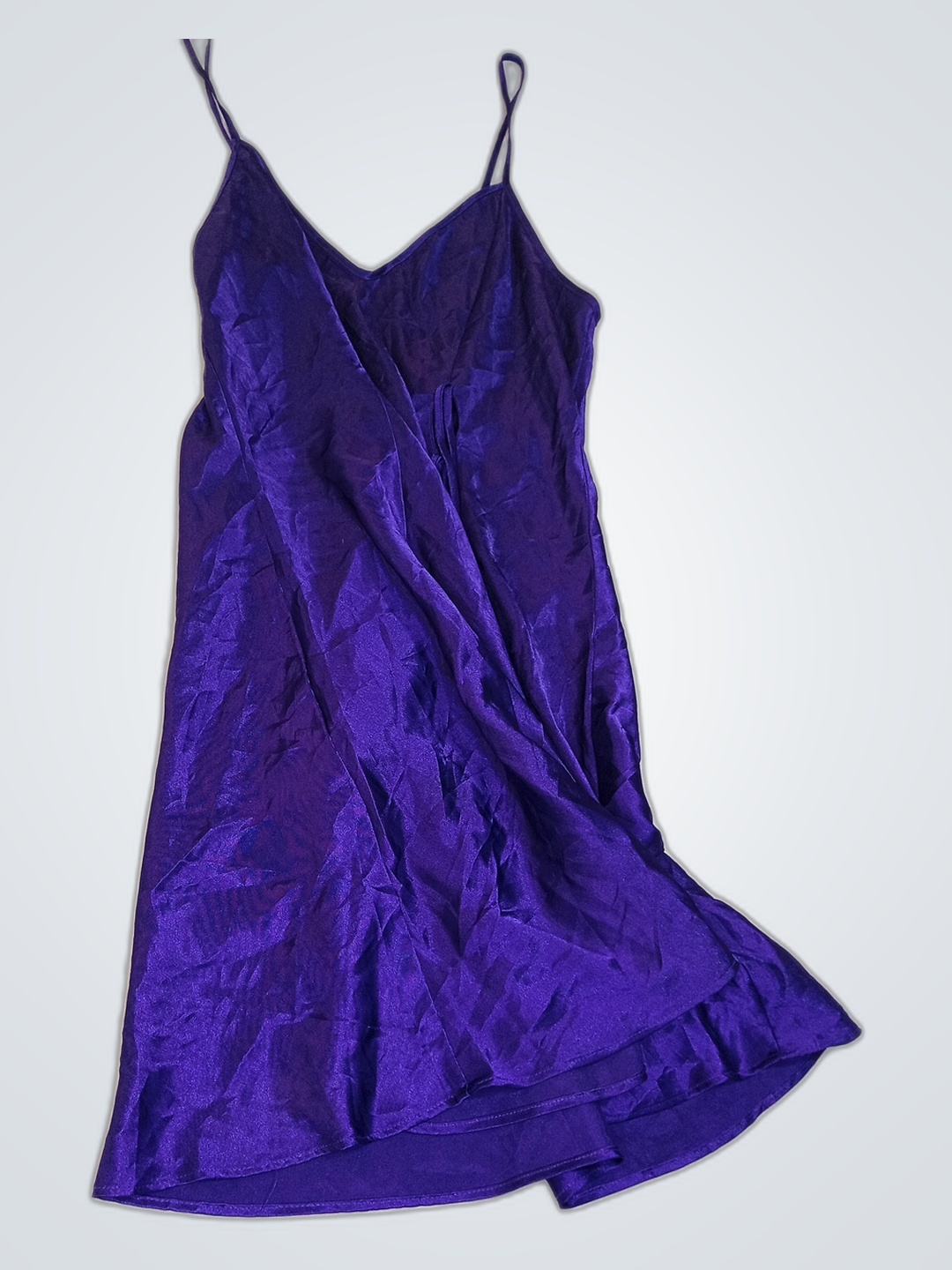 Purple Satin Chemise