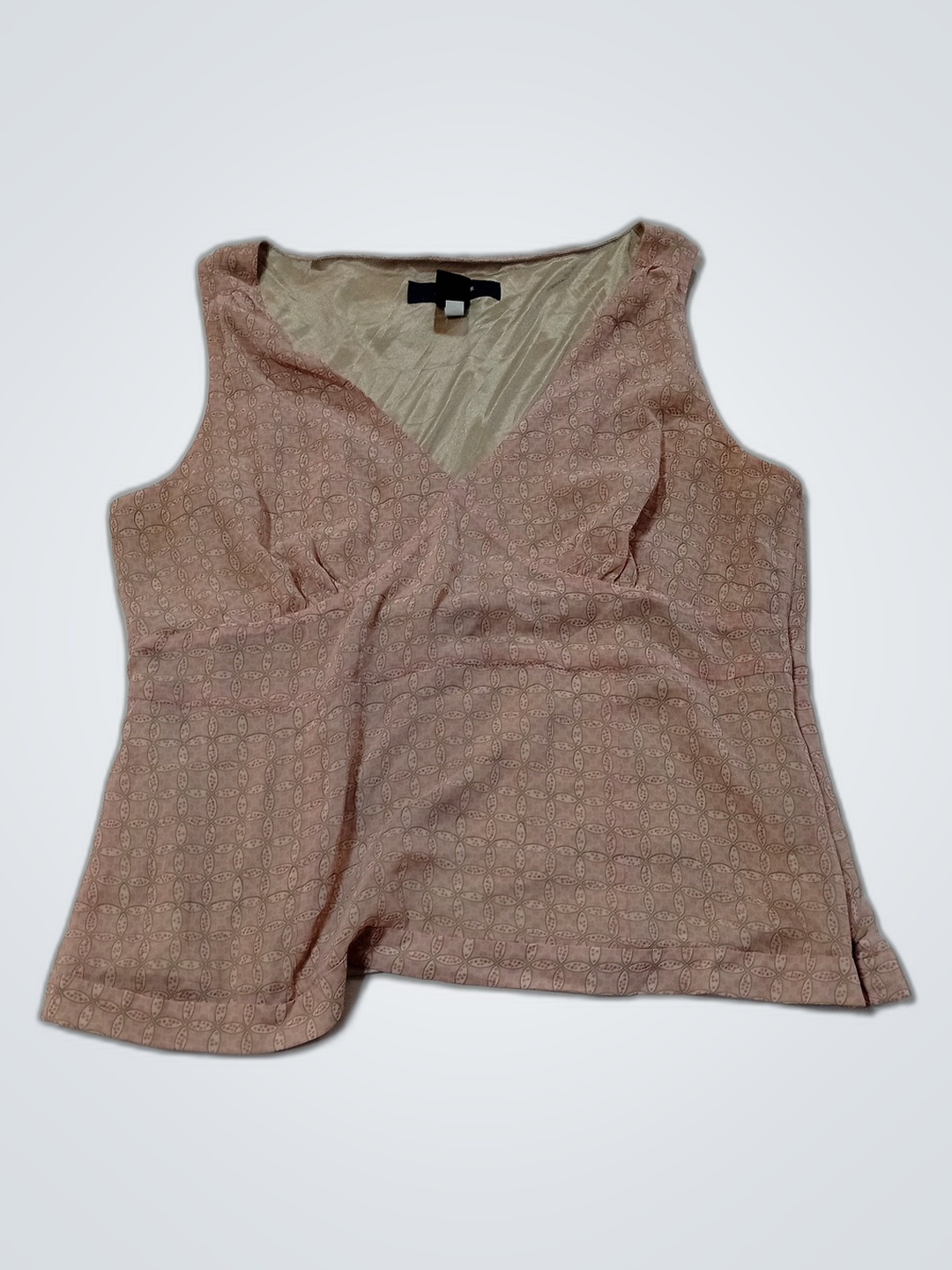 Jones Wear Top Sem Mangas Rosa