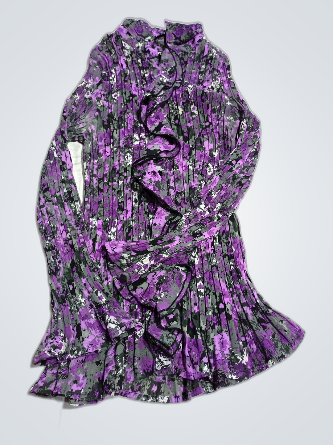 Vestido Floral Roxo APT 9
