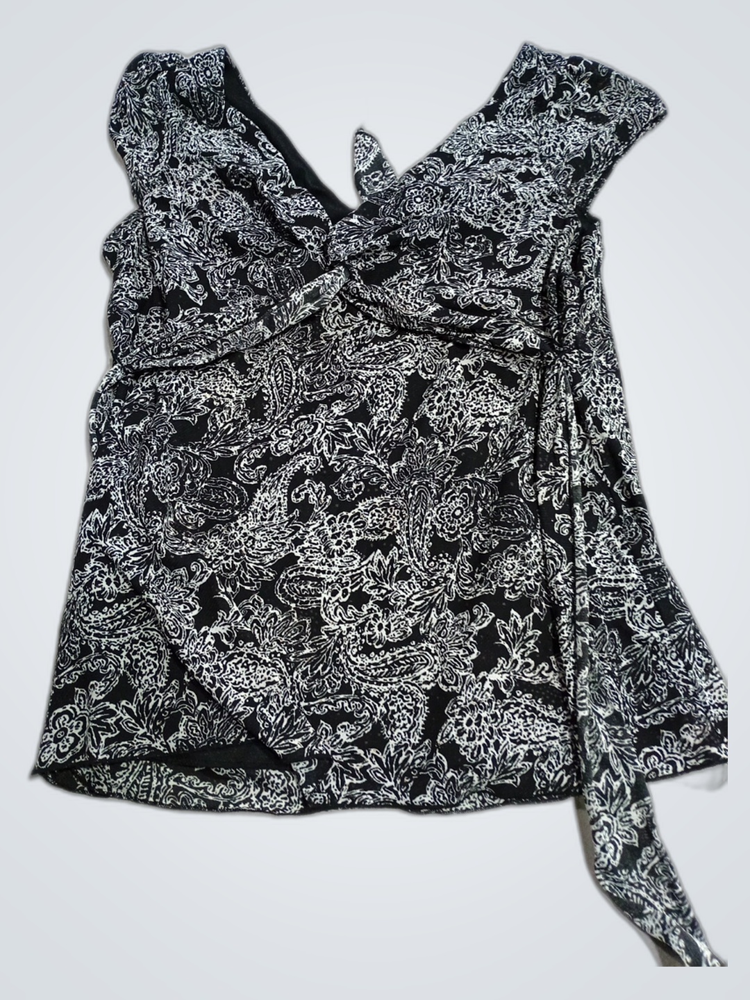 dressbarn Paisley Print Blouse