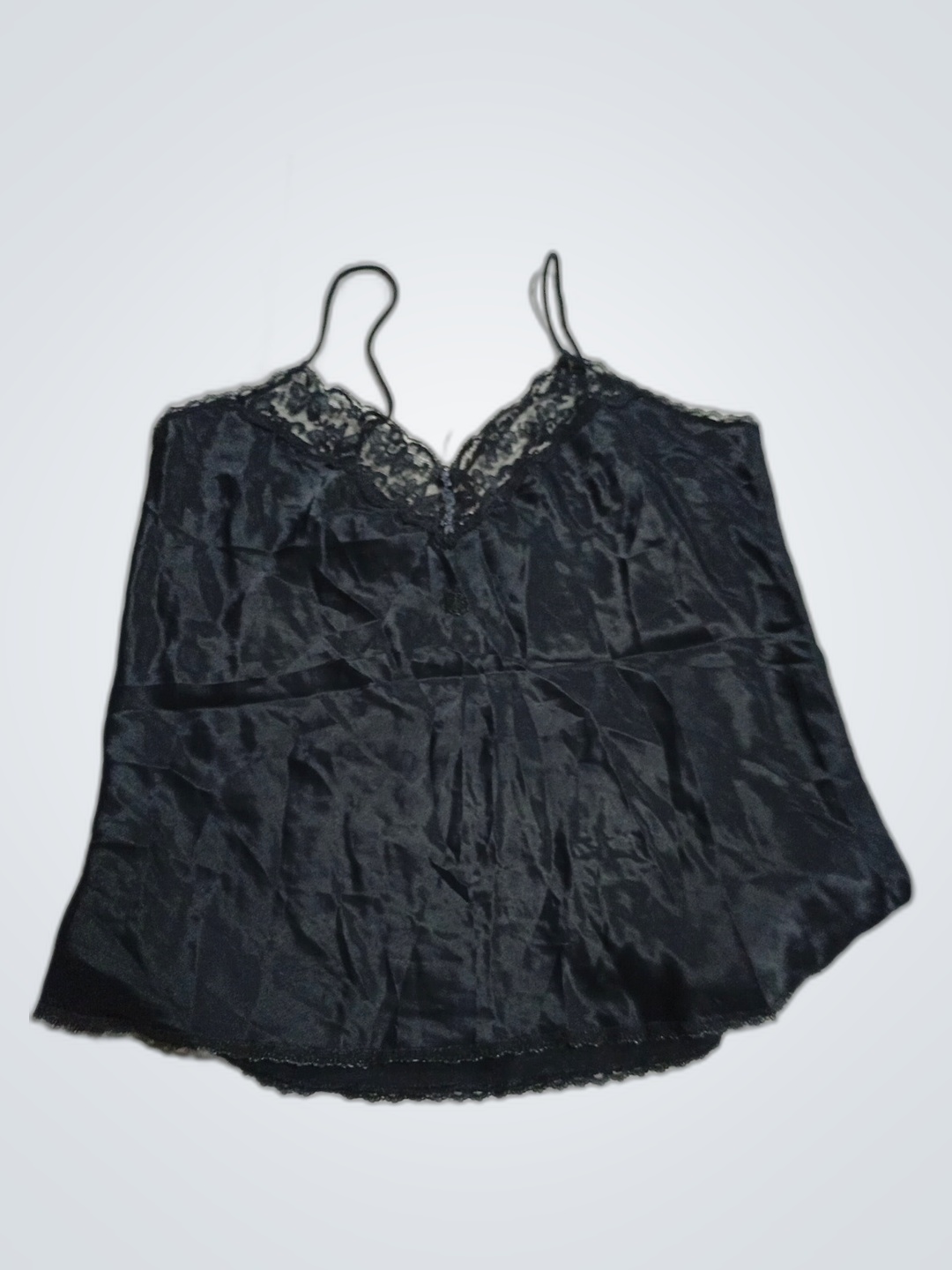 Black Satin Camisole