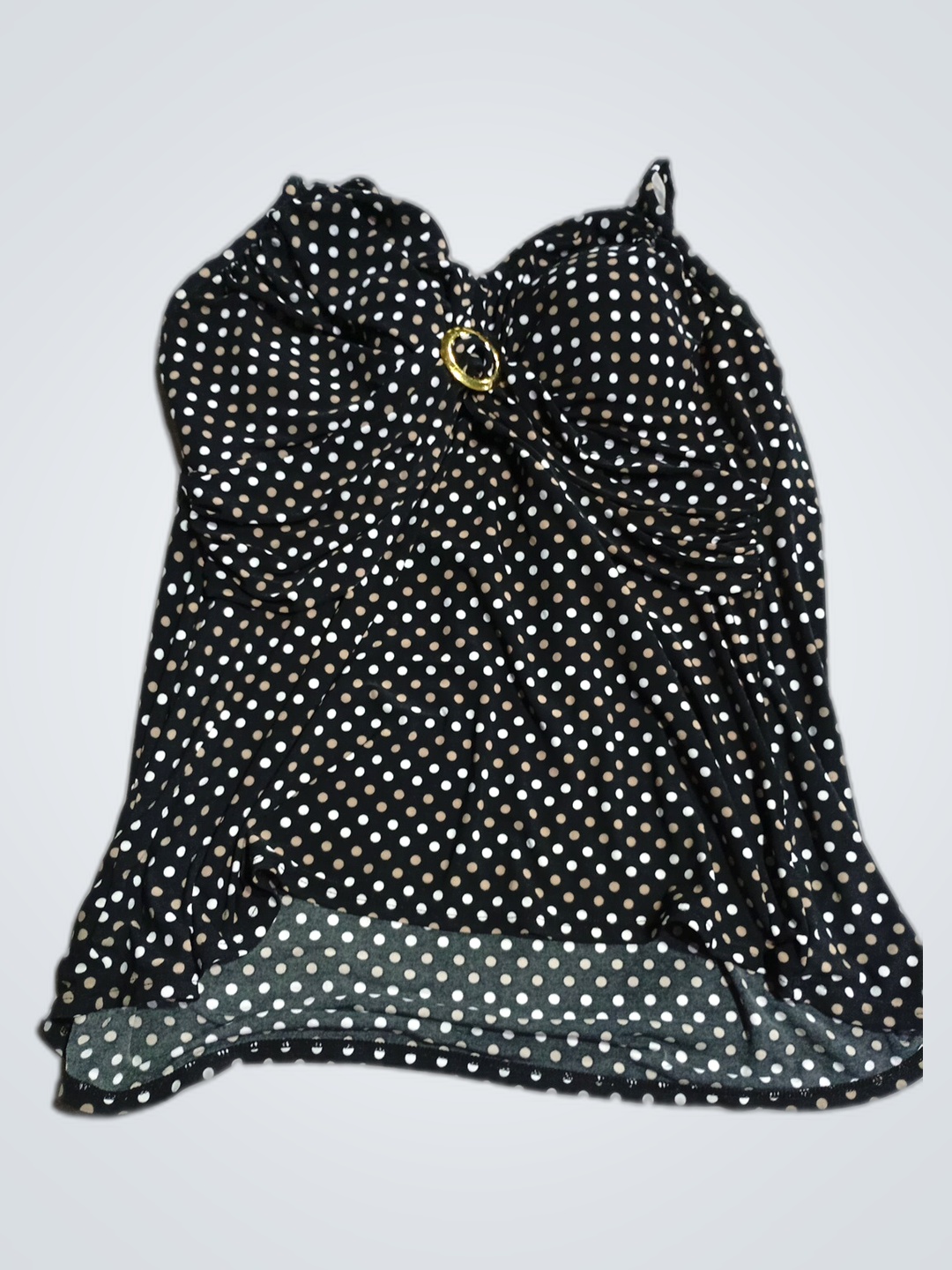 Débardeur noir à pois