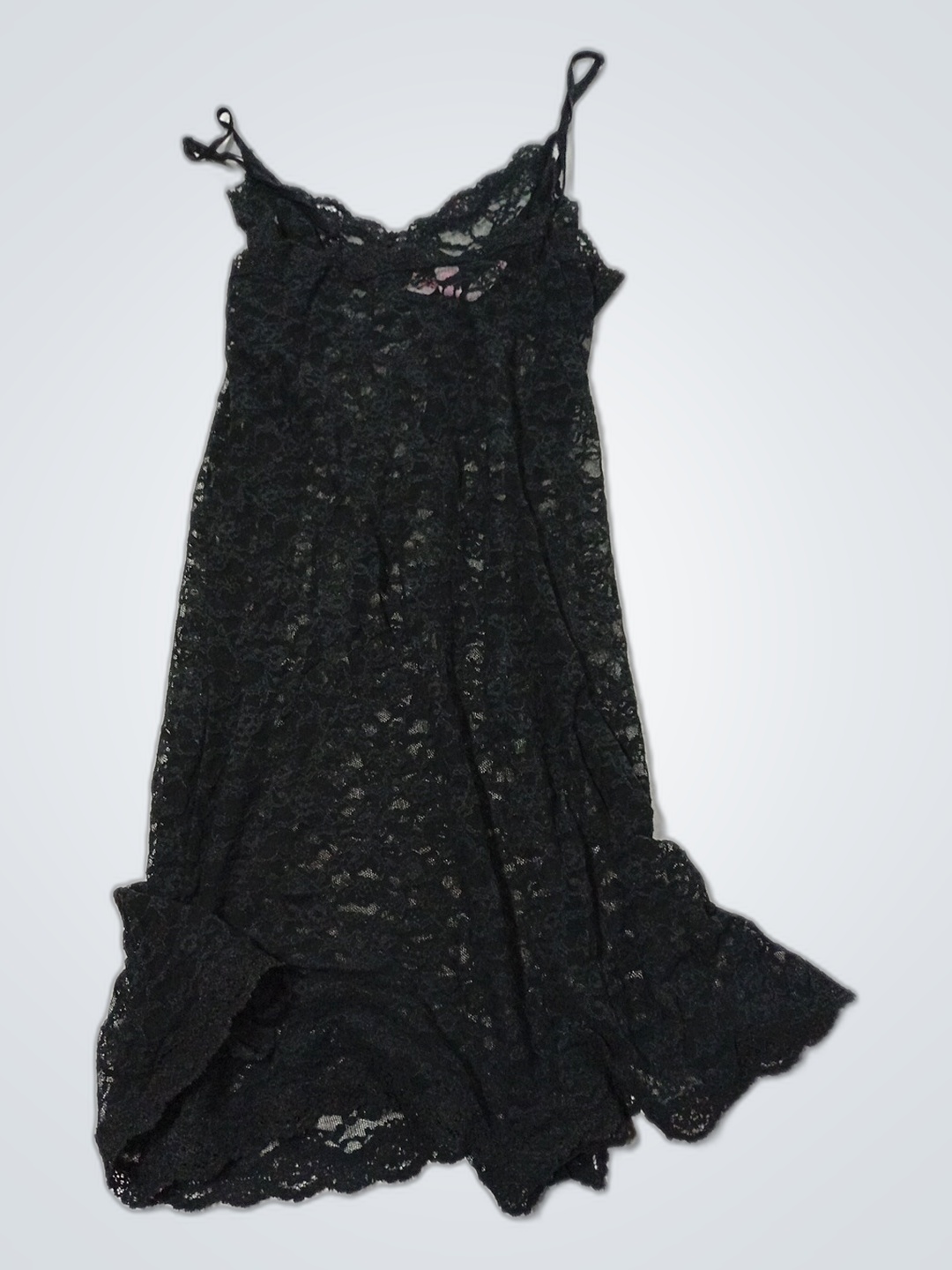 Chemise de Renda Preta da Victoria's Secret