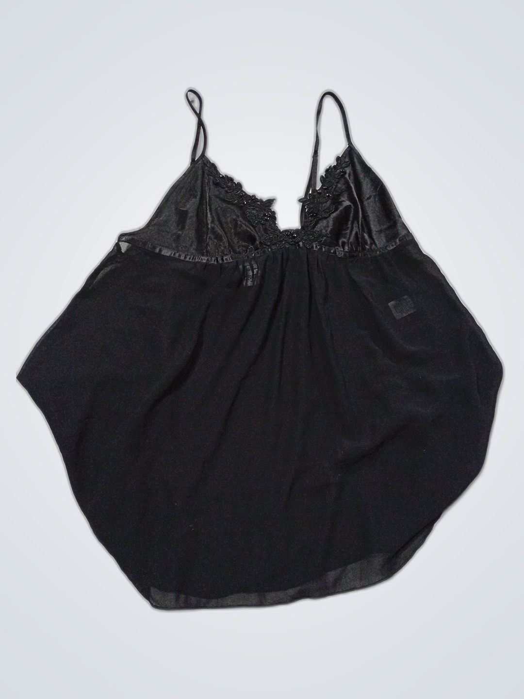 Linea Donatella Camisola de Renda Preta