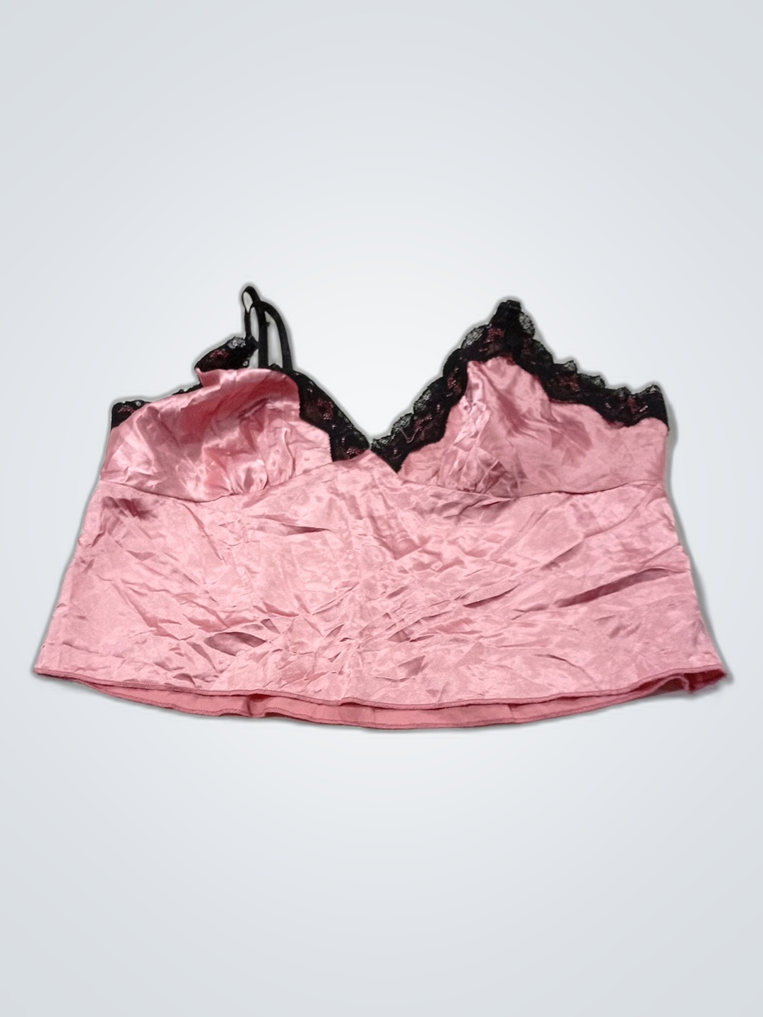 Top de Sutiã com Renda Rosa