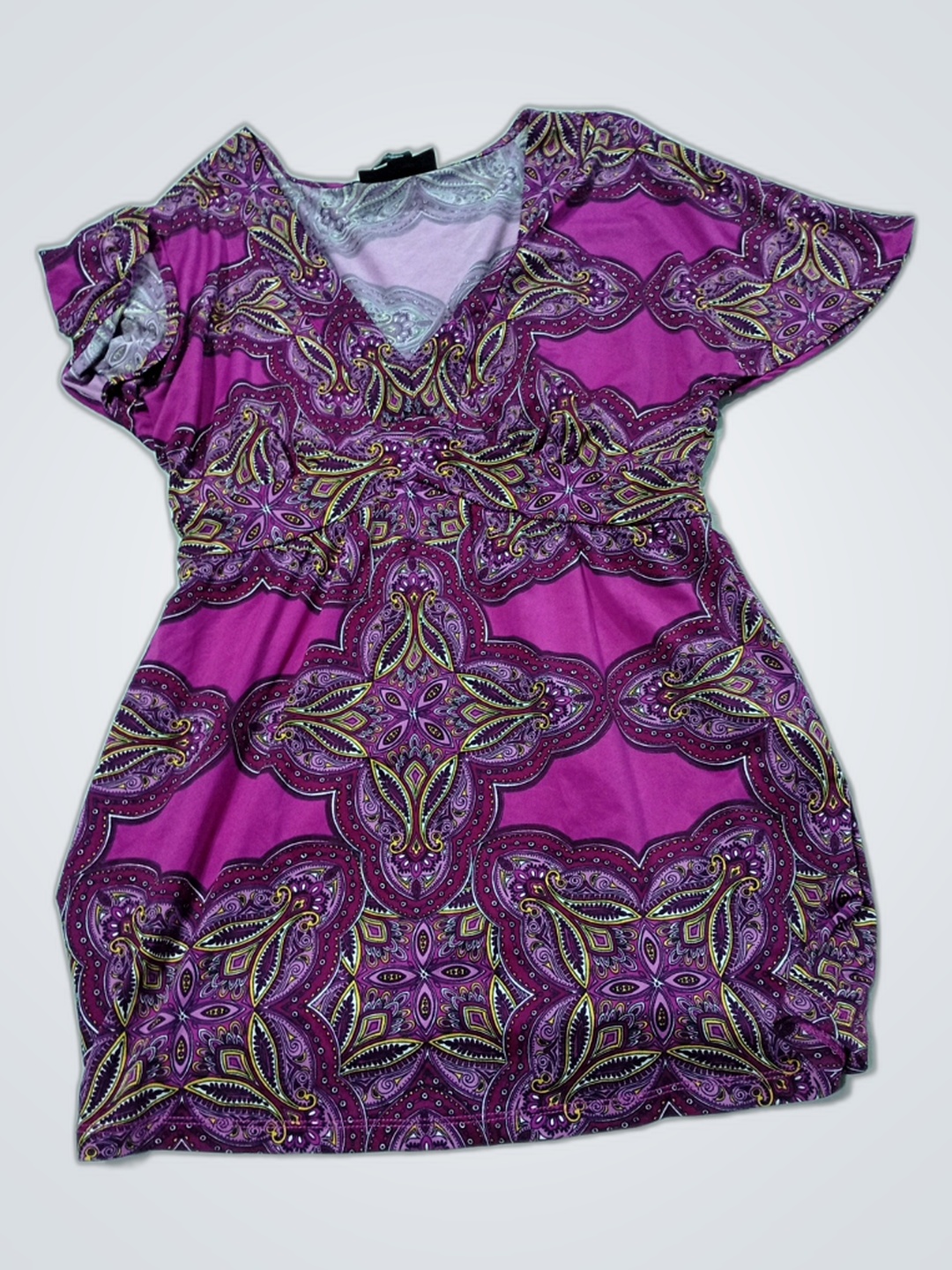 Robe Violet Paisley INC International Concepts