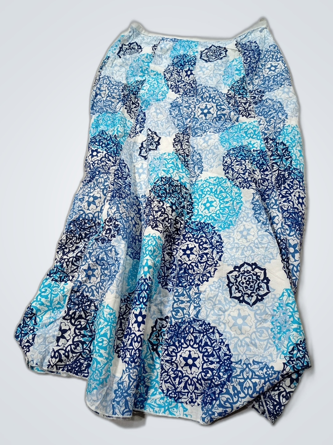 Saia Floral Azul Talbots