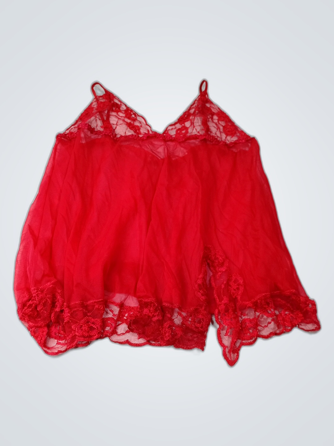 Frederick's of Hollywood Red Lace Camisole