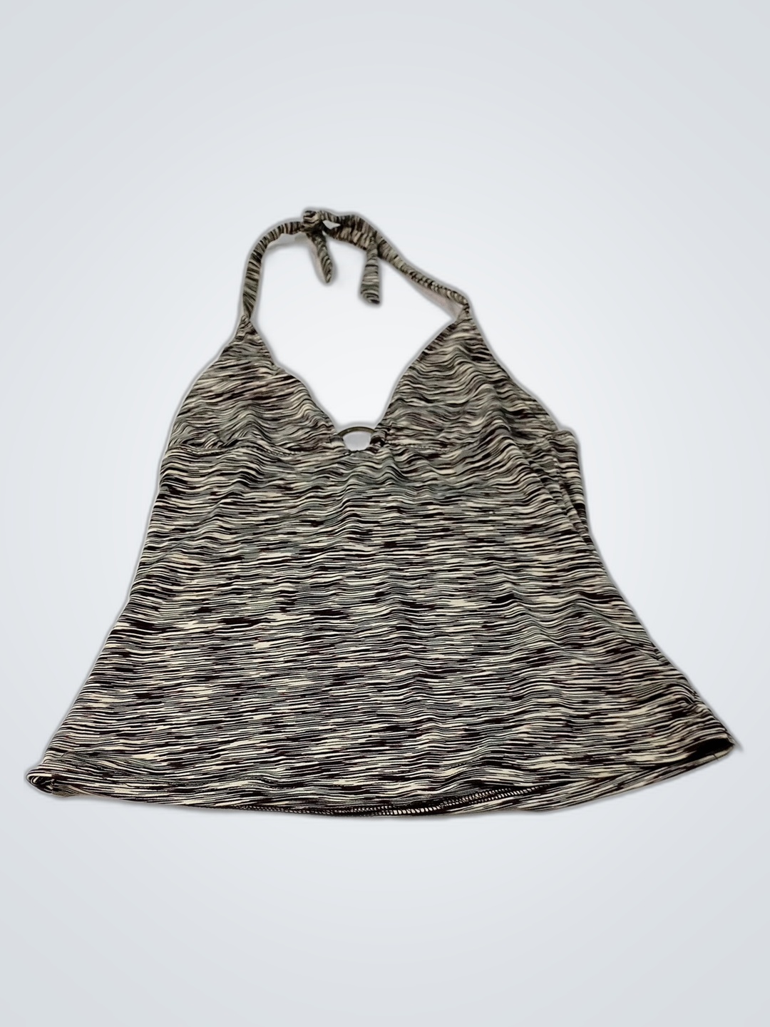Zebra-Print Halter-Trägertop