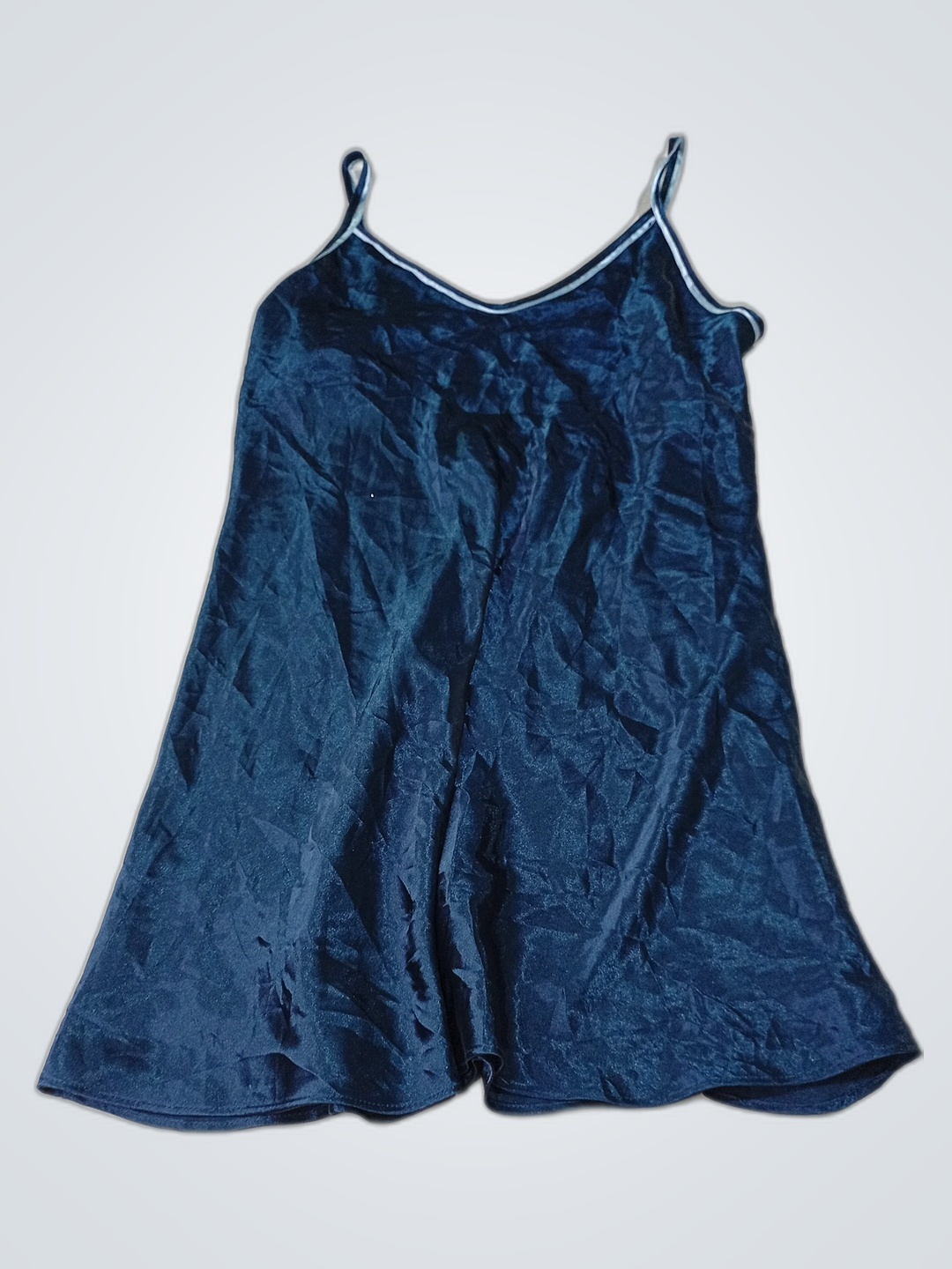 Jones New York Large Blue Velvet Nightgown