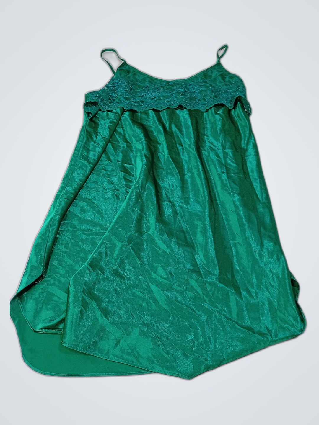 Chemise Verde de Seda