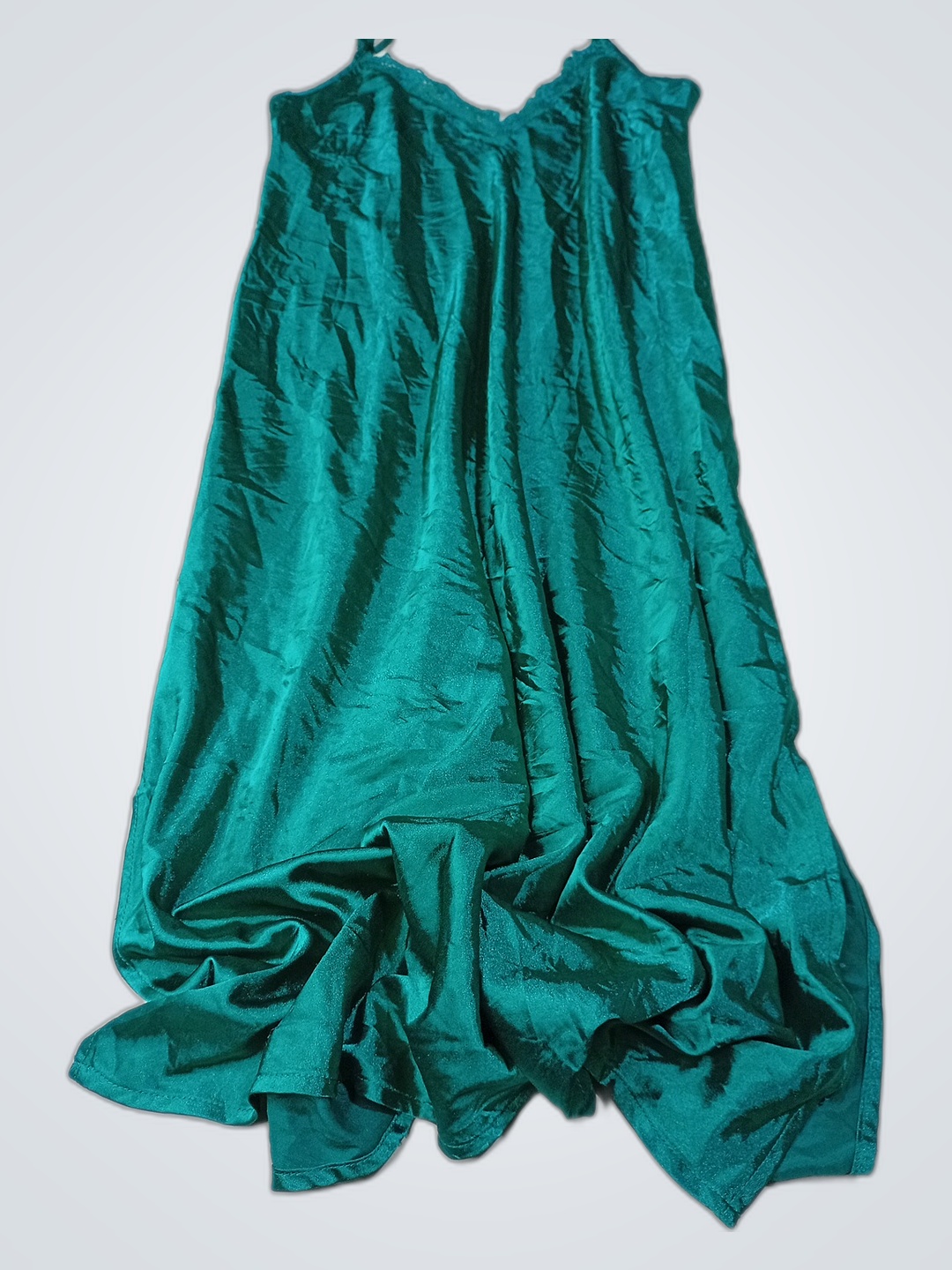 Chemise de Cetim Verde Água