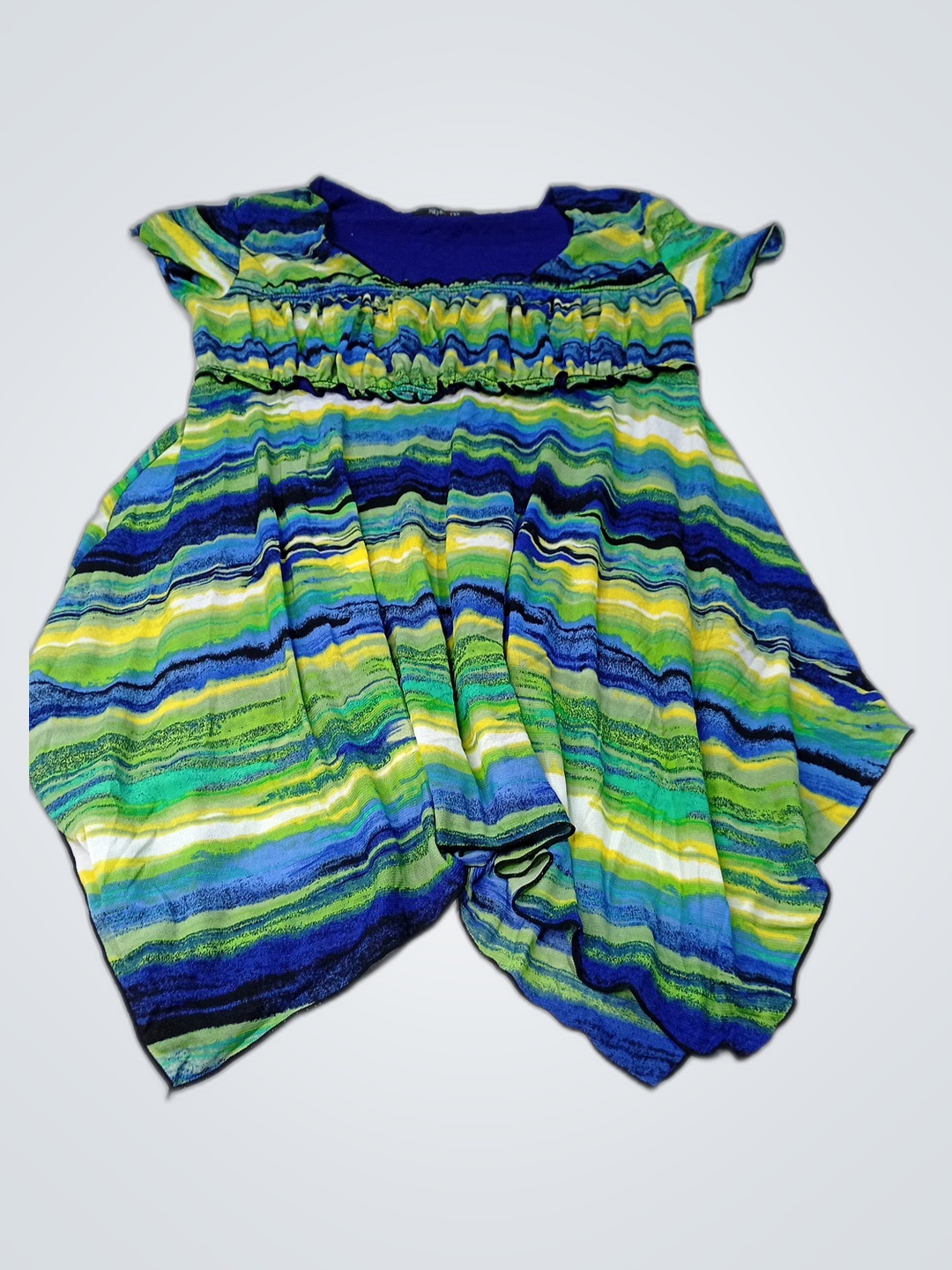 Style & Co. Blusa Listrada Impressa