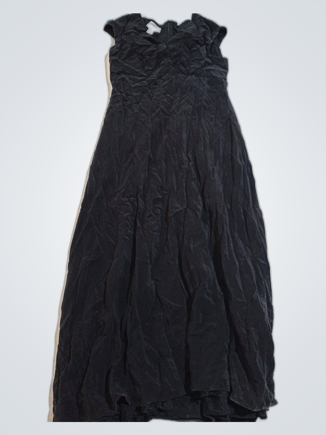 Robe en soie noire