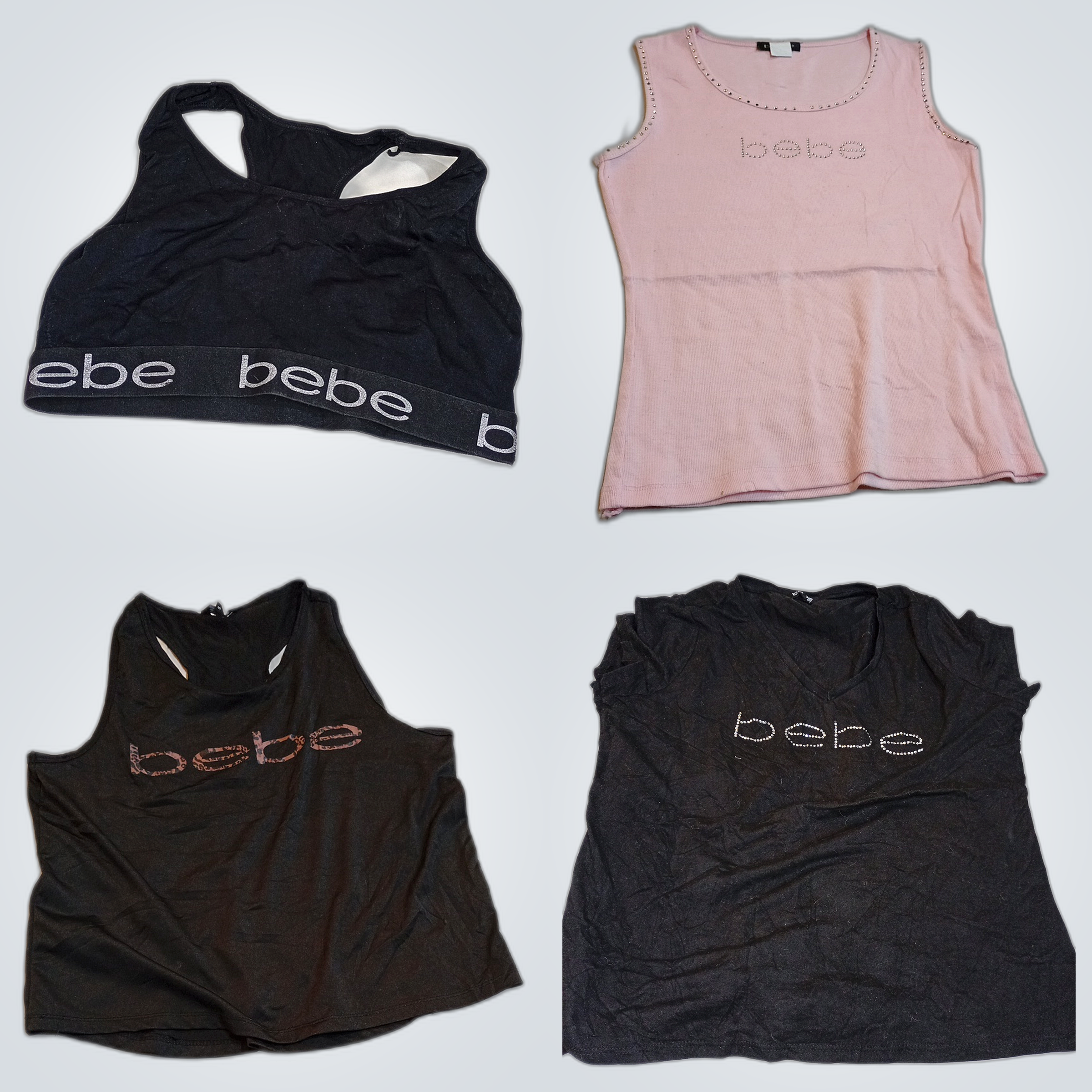 Bebe Tank Top & Sports Bra Bundle 10 Stück Damen S..