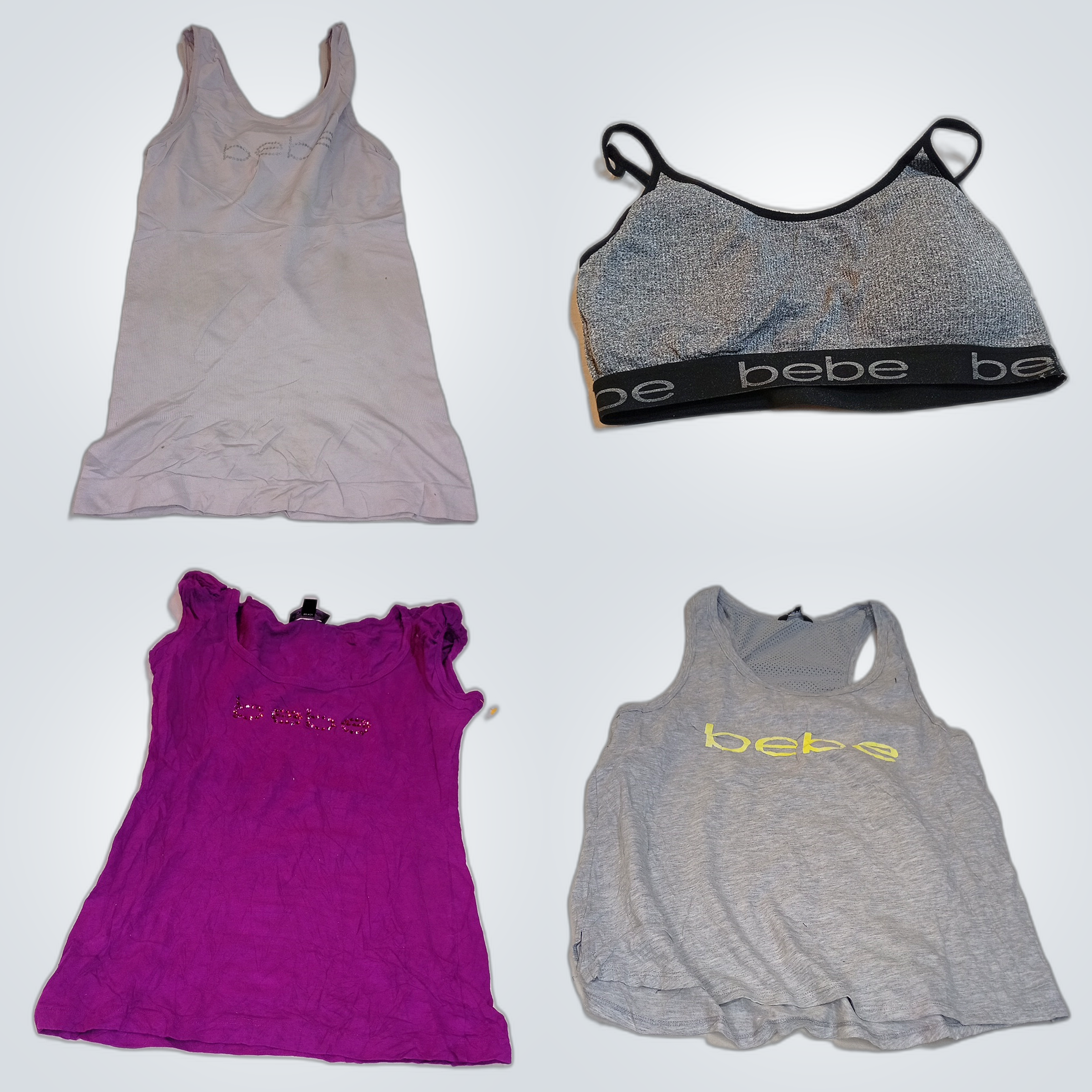 Bebe Tank Top & Bra Bundle - 10 Piece Women's Fash..