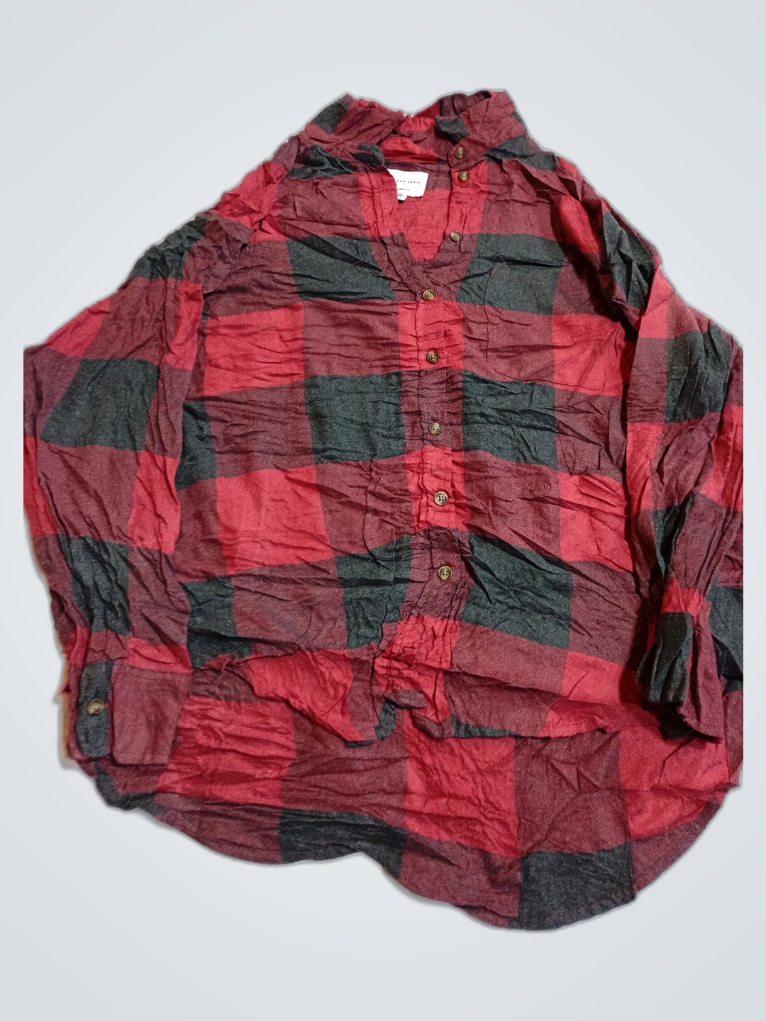 American Eagle Oversized Fit Flannel Shirt