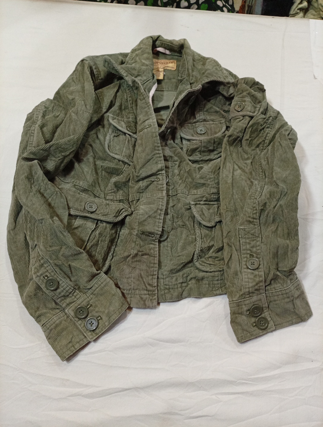 Ensemble de veste en velours côtelé et en denim - ..