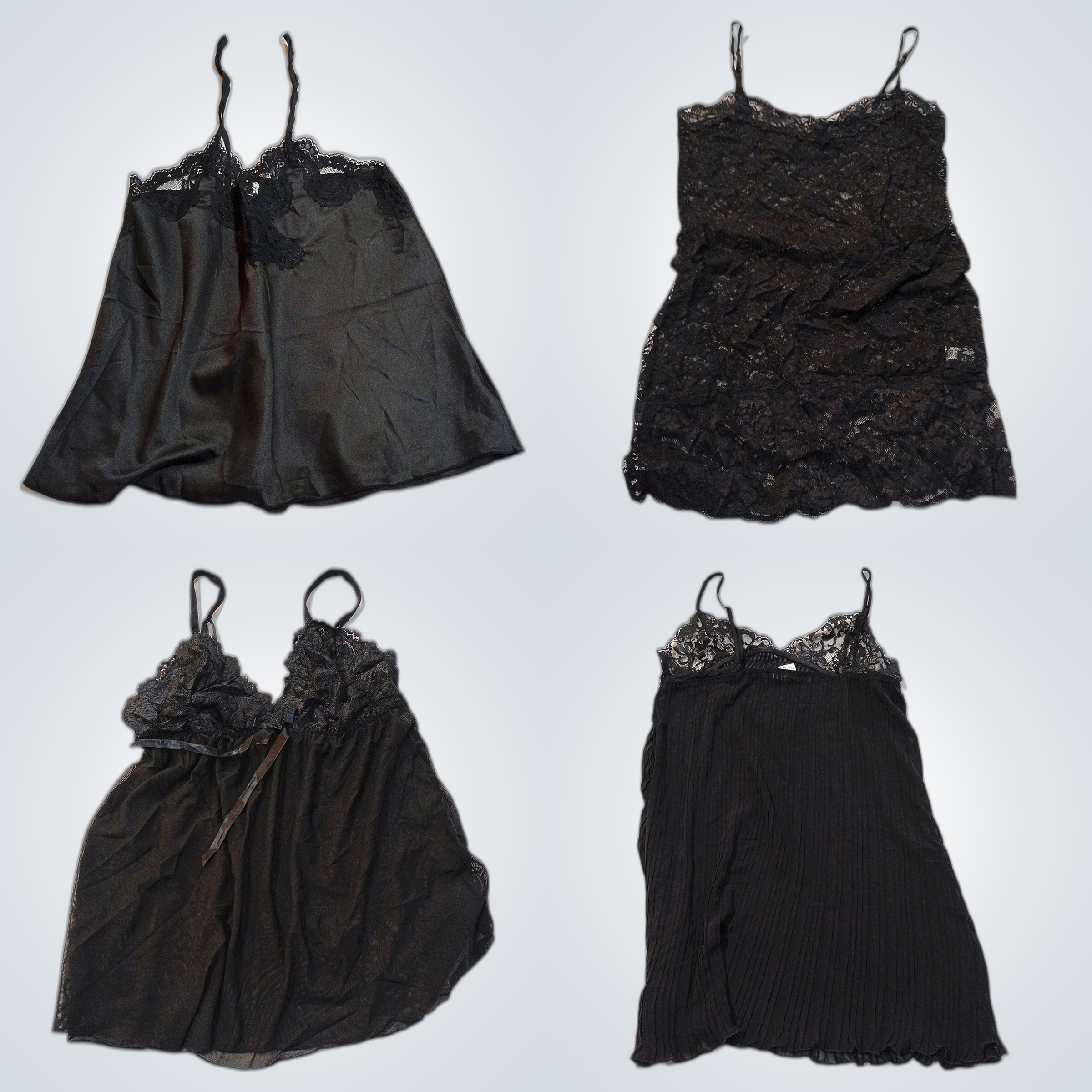 Ensemble de camisoles à bordure en dentelle - Ense..