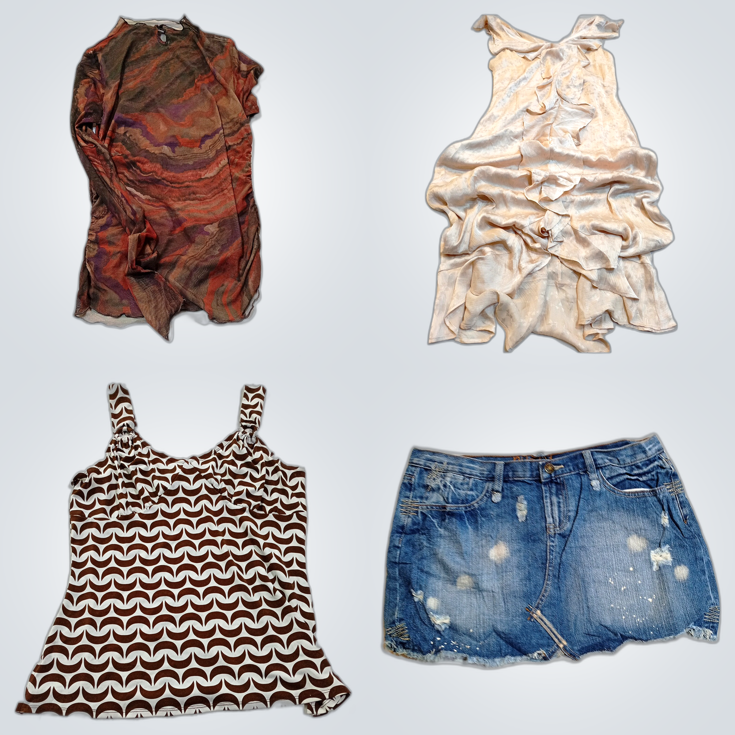 Pacote de Tops Designer e Trendy: E'contè, DKNY, J..