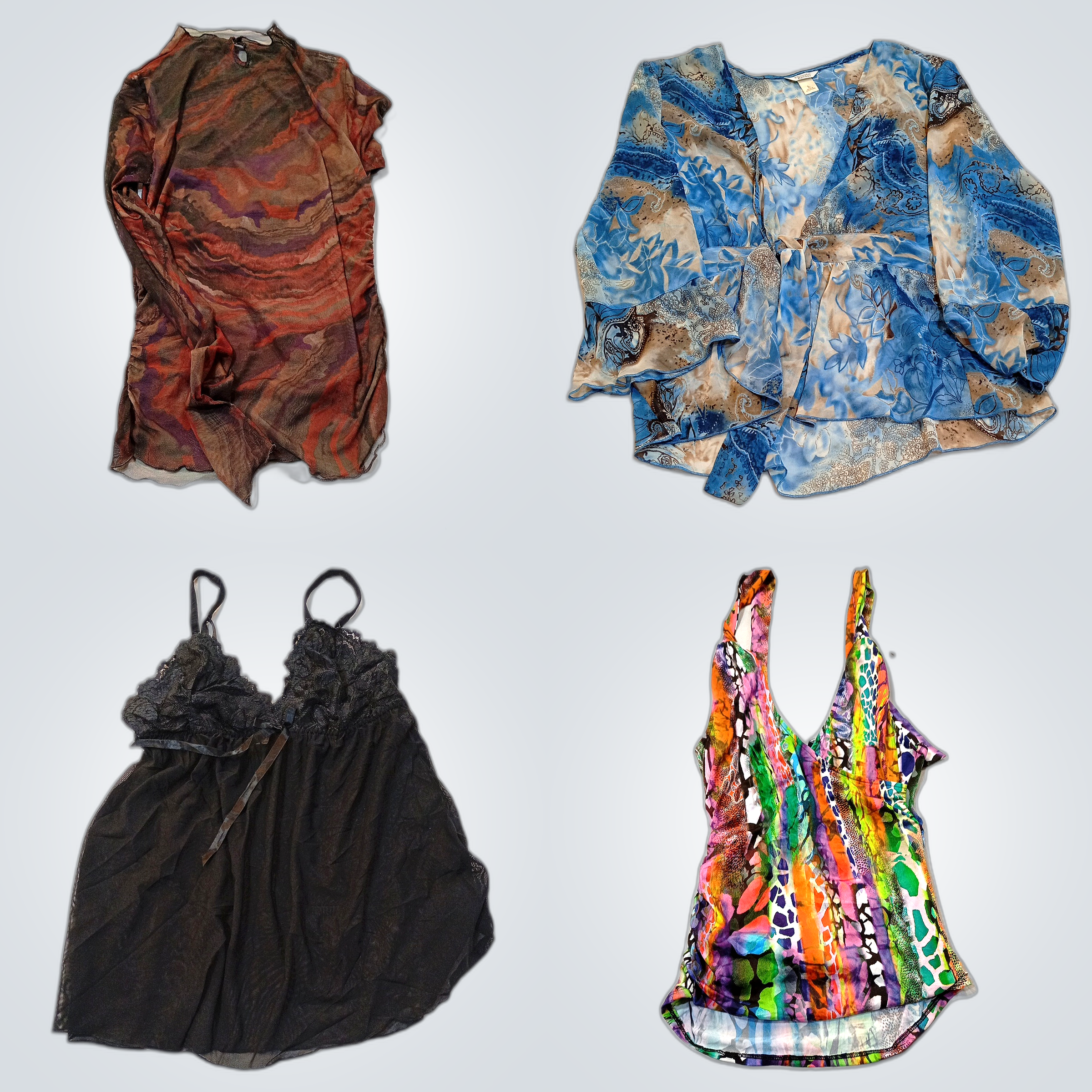 Blouses avec des motifs vintage