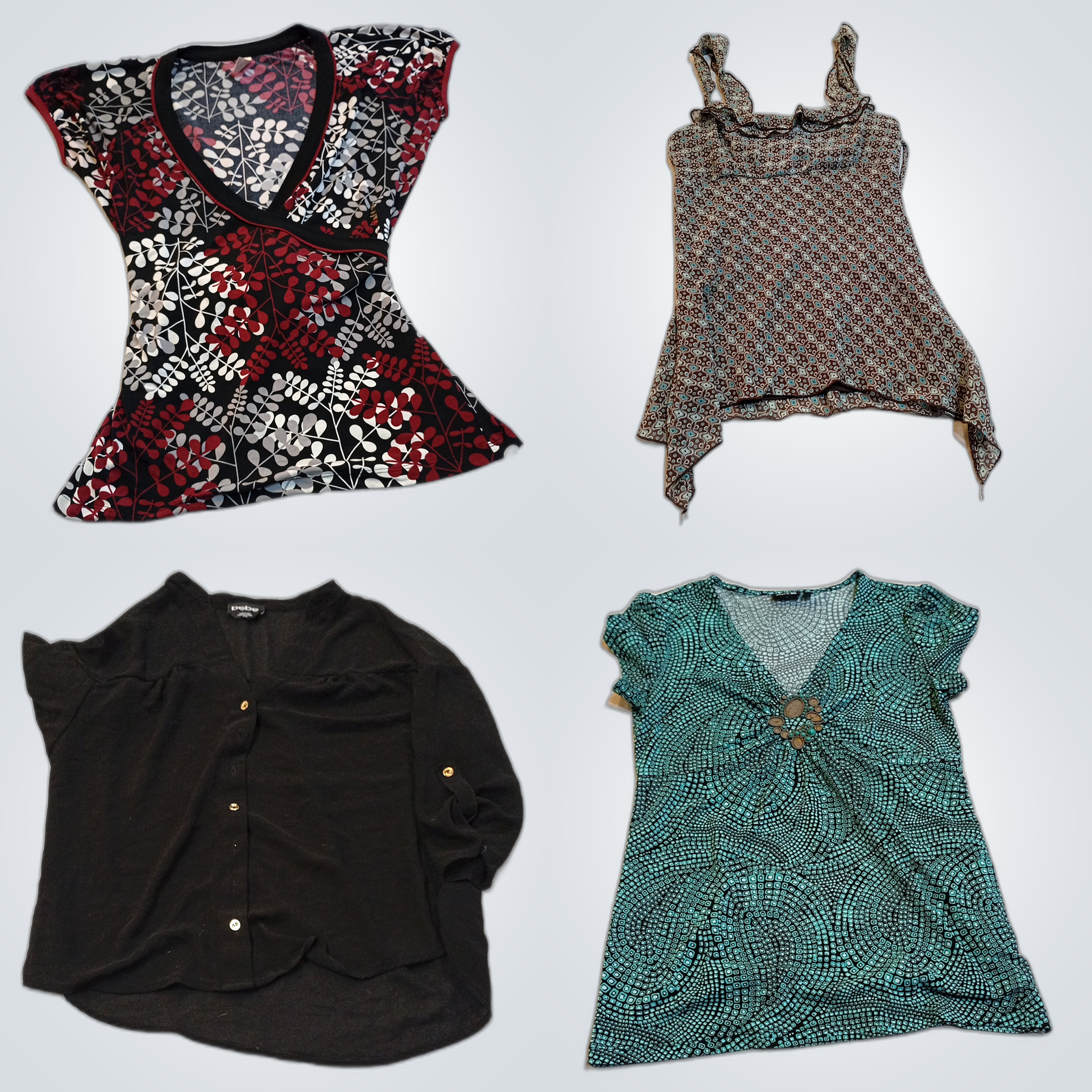 Designer Blouse Bundle: Merona, bebe, BCX & More P..