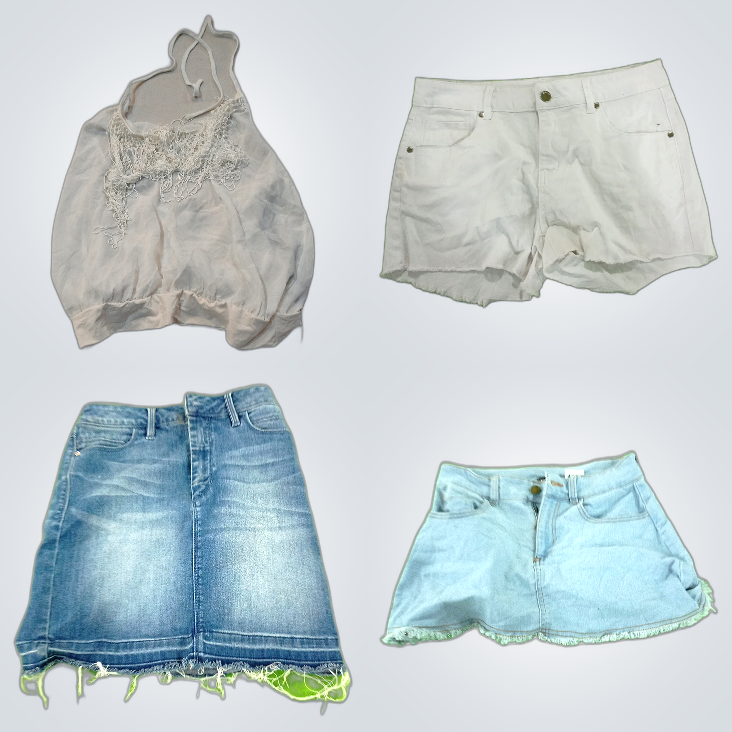 Bebe Y2K Denim Shorts
