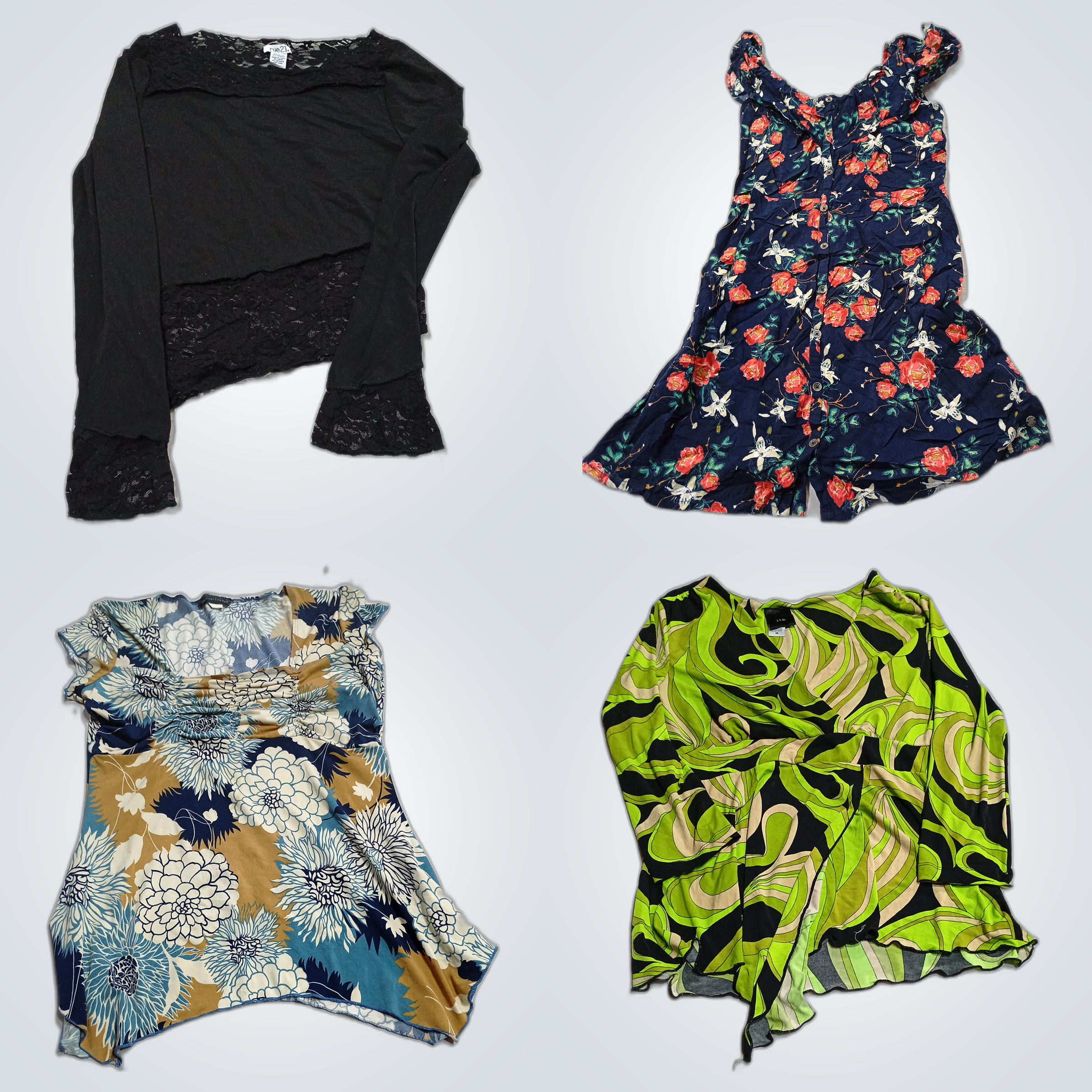 Lot de vêtements pour femmes légèrement utilisés :..