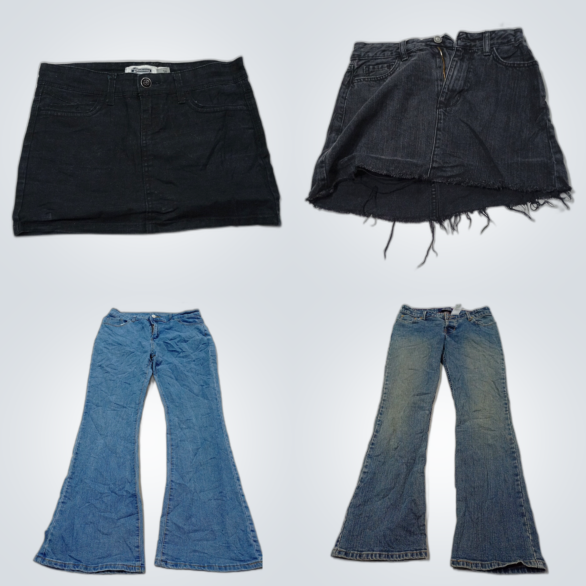 Pacote de Denim Usado Levemente: Calvin Klein, Hol..