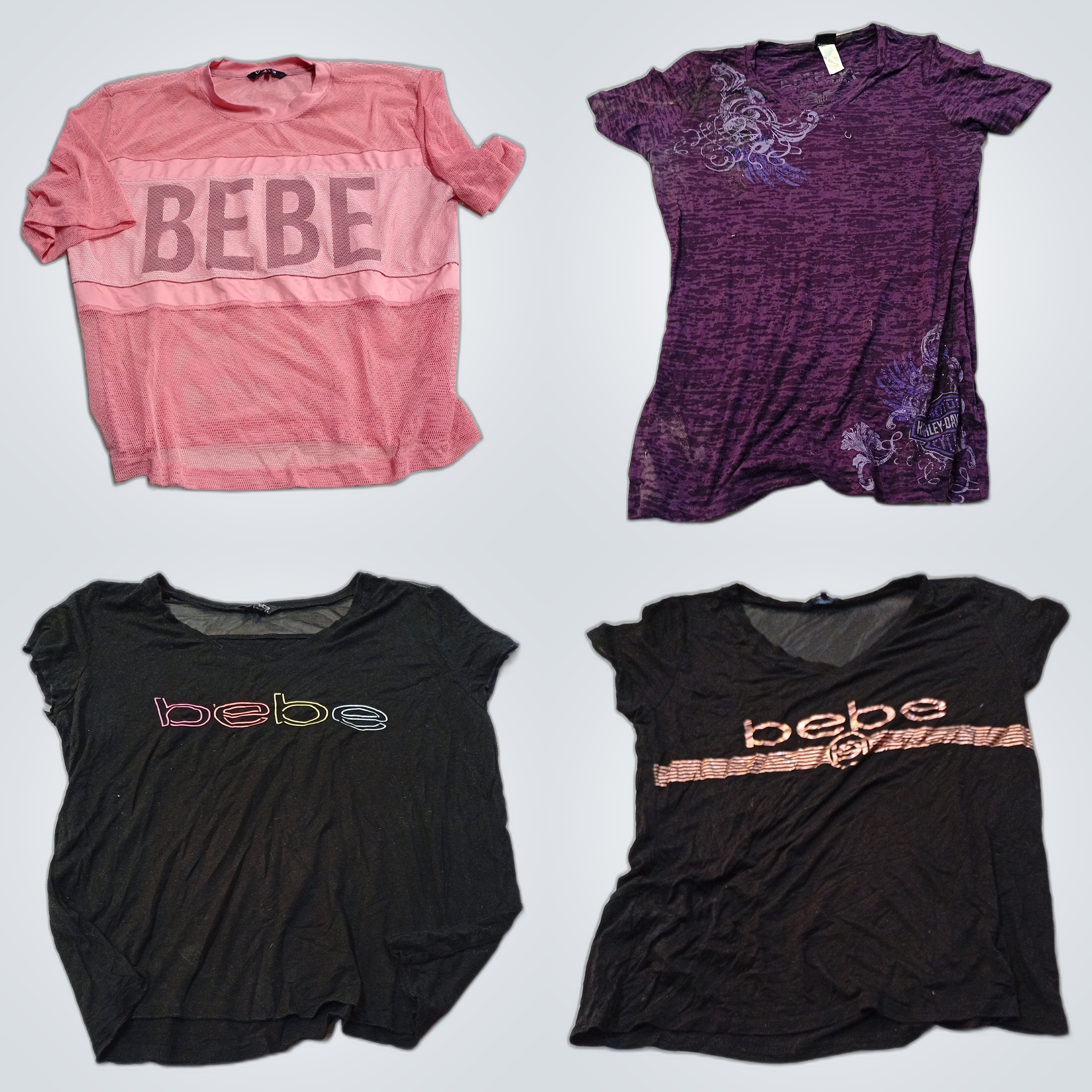 Bebe Harley Playboy Pack de 10 T-shirts graphiques..