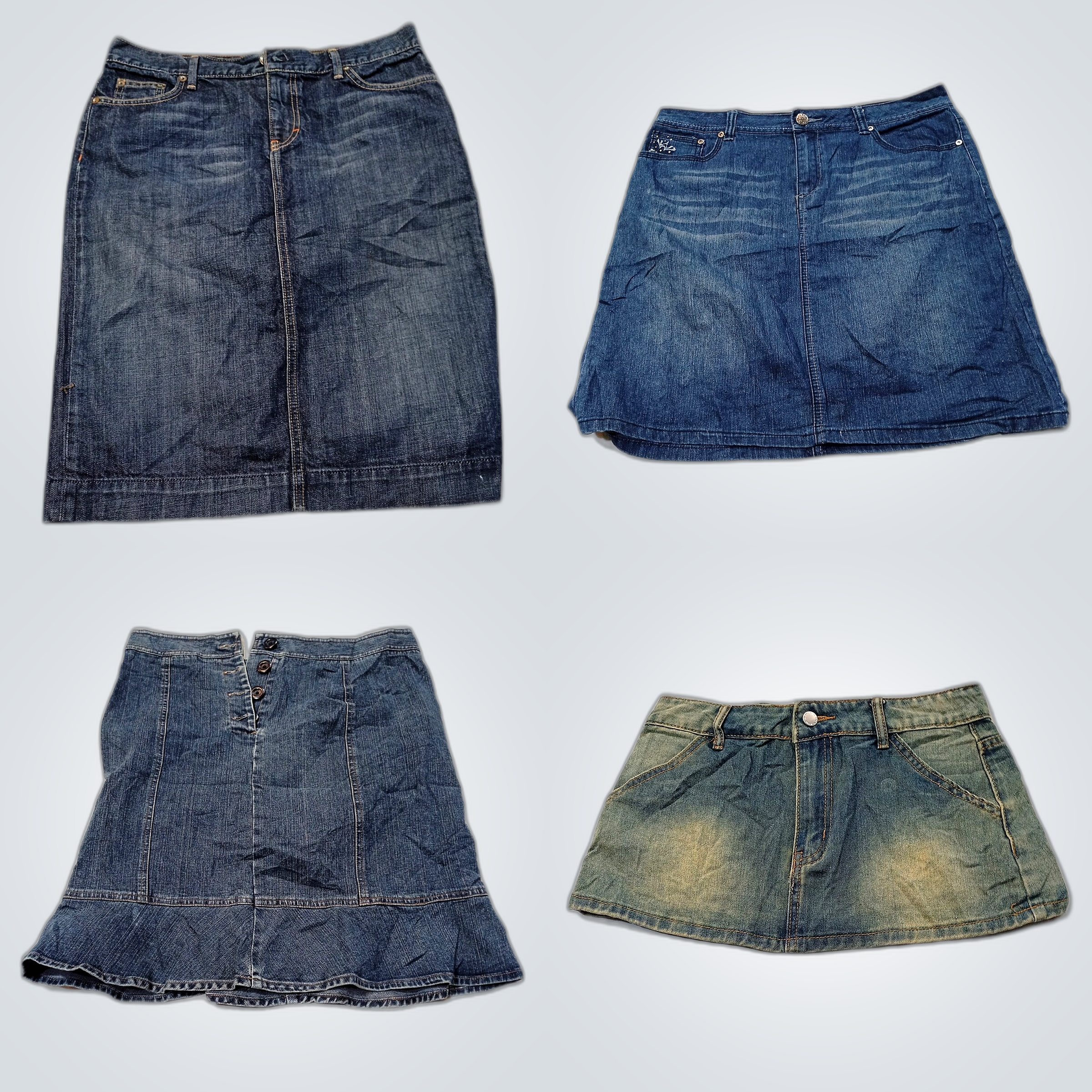 Y2K Denim Skirt Bundle