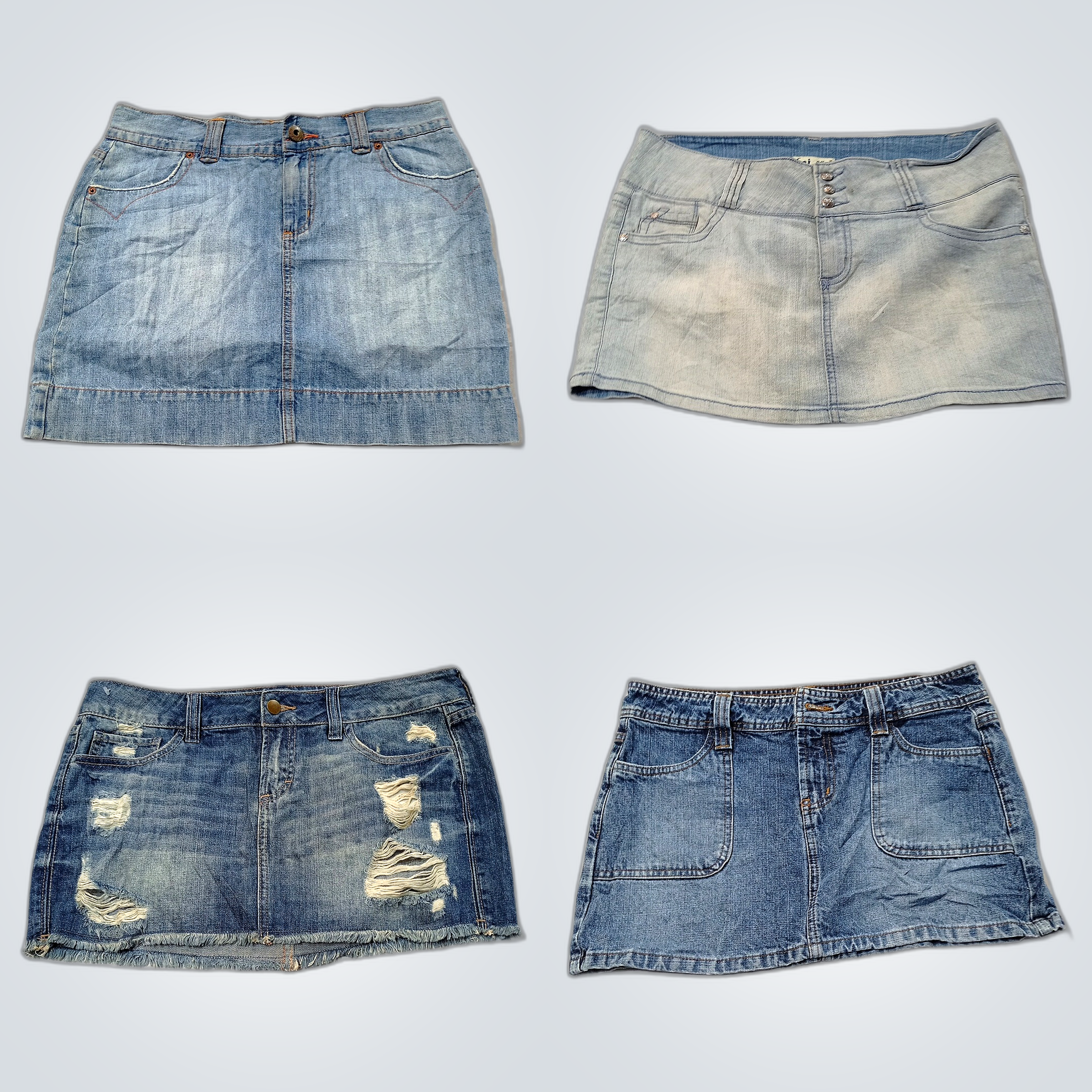 Gently Used Denim Skirt Bundle - Missy K, Maurices..
