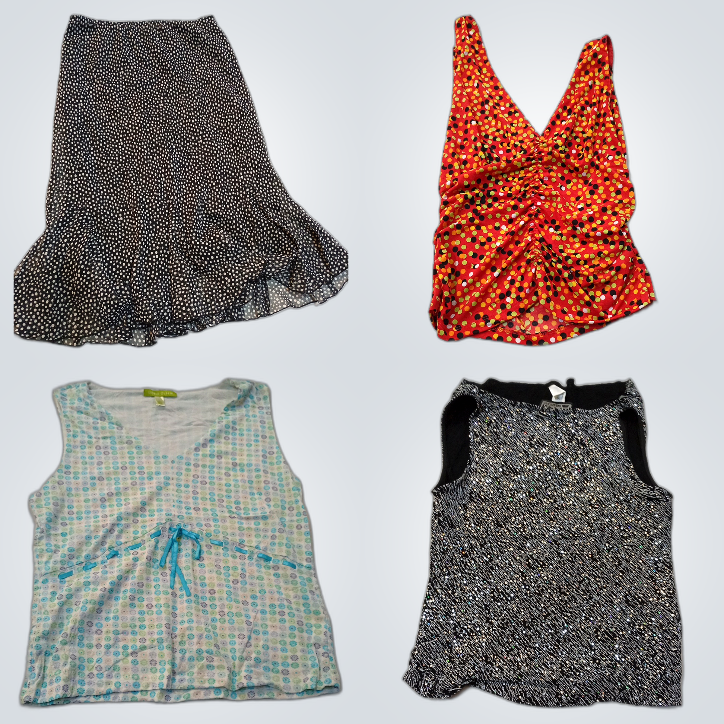 Pacchetto Polka Dot Chic: gonna east 5th, top Sigr..