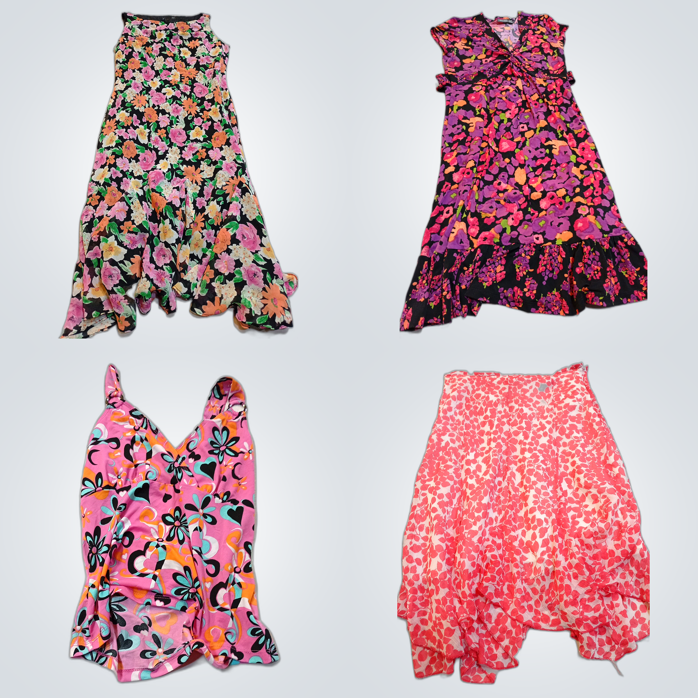 Designer & Vintage Bundle: 10 Piece Women's Dresse..