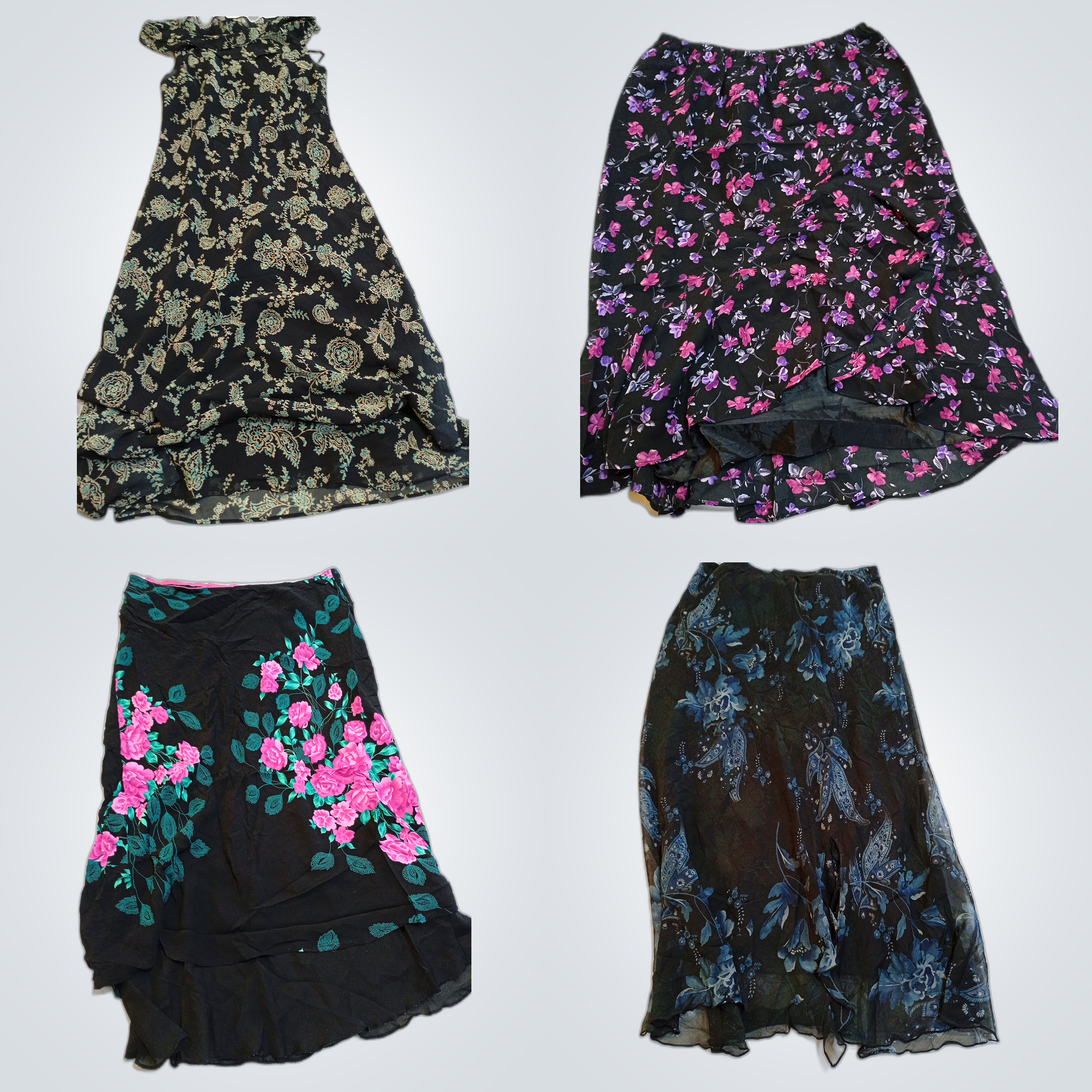 Ensemble Robe et Jupe Florale Loft Karen Kane Jone..