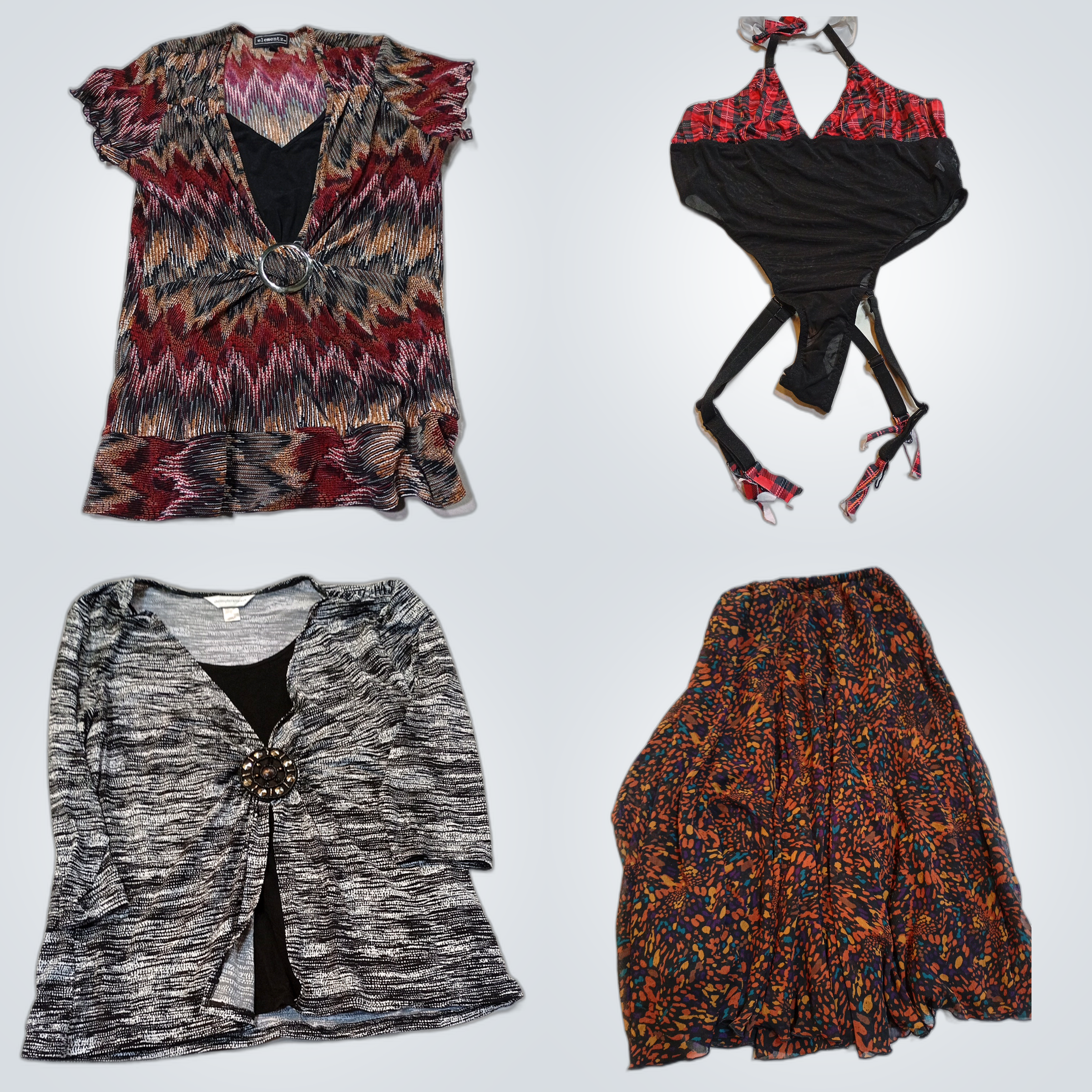 Fashion Bundle: 10 Piece Mix of Cardigans, Dresses..
