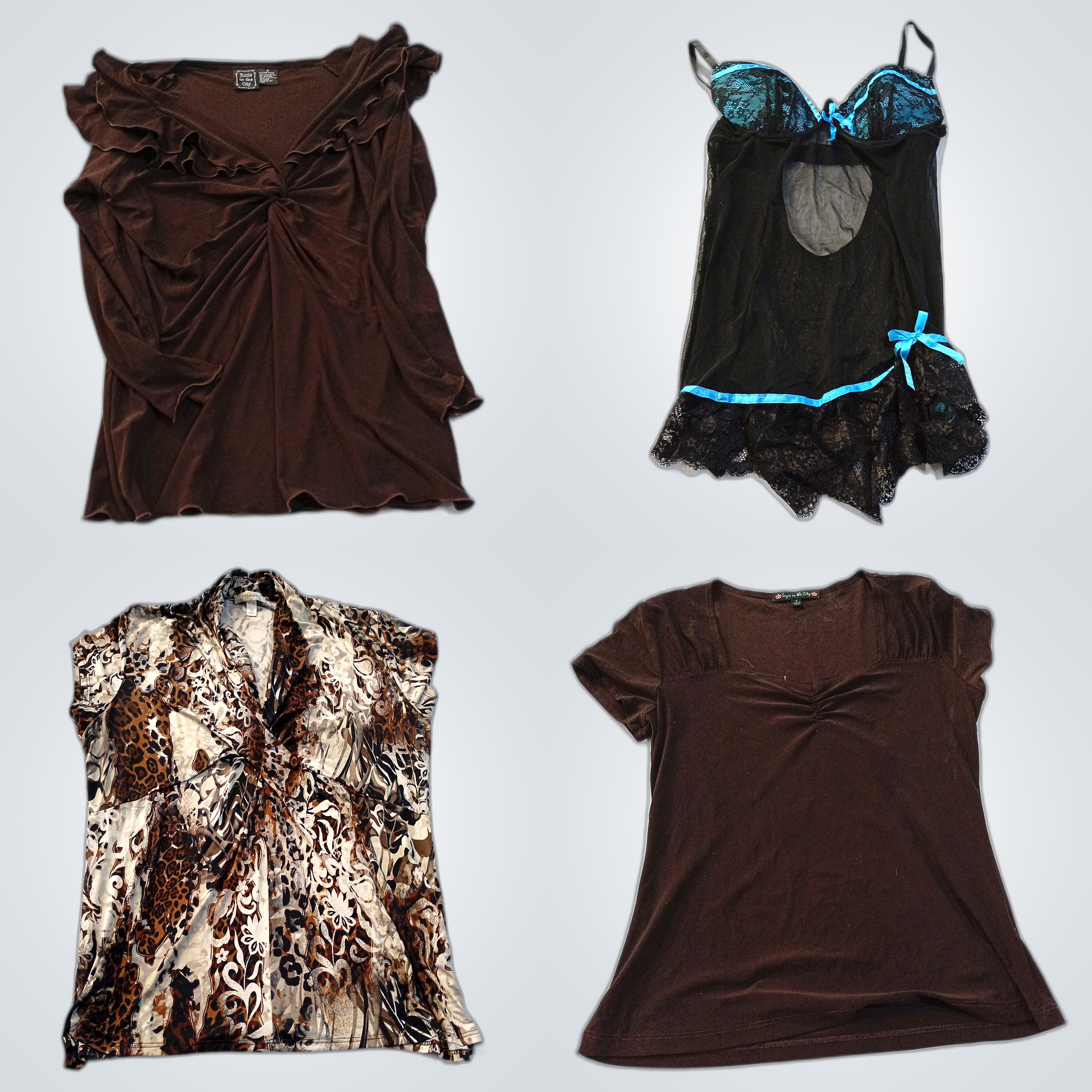 Bebe, Roxy & Harley-Davidson Mixed Bundle - 10 Pc ..