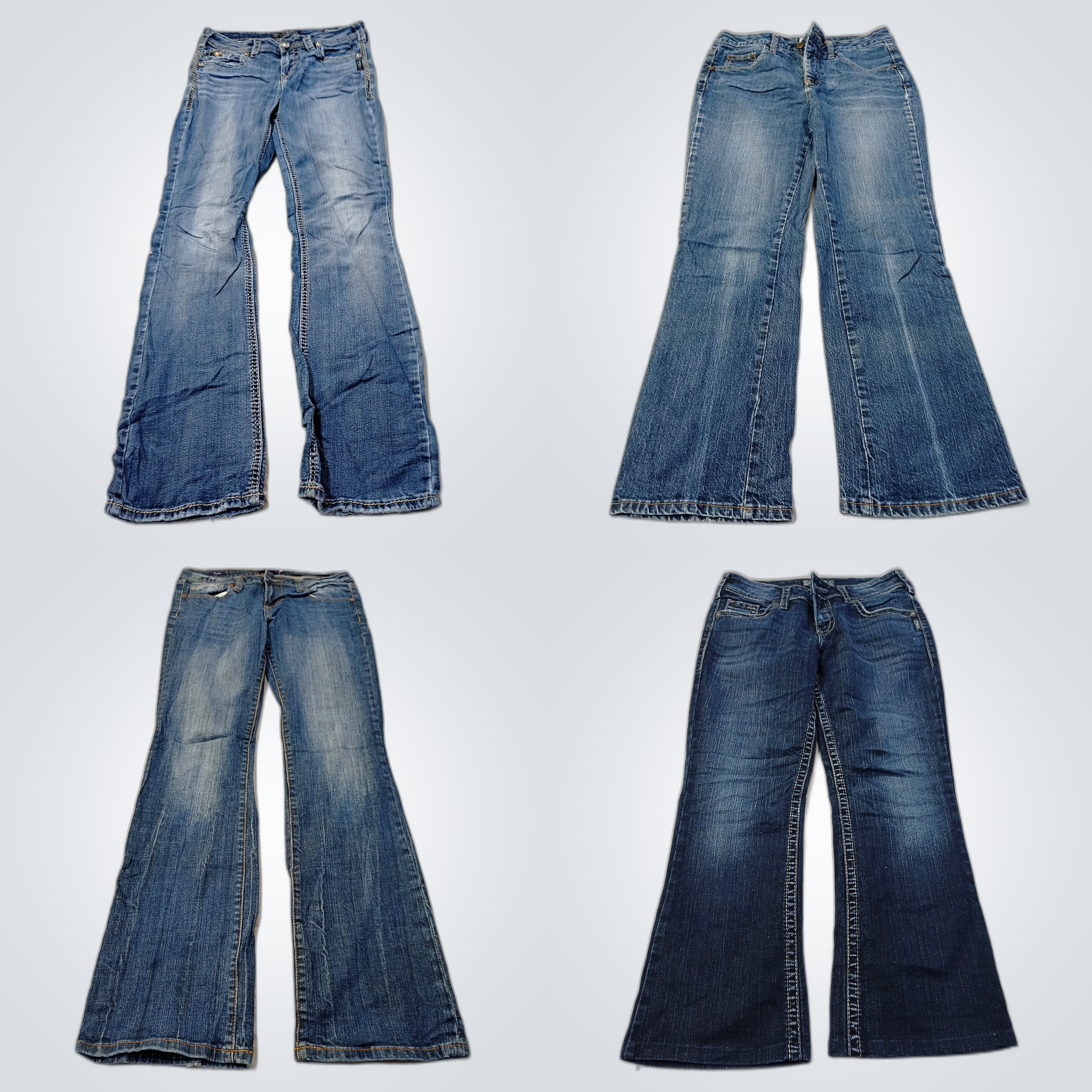 Flare & Bootcut Jeans Bundle - Silver, Levi's, St...