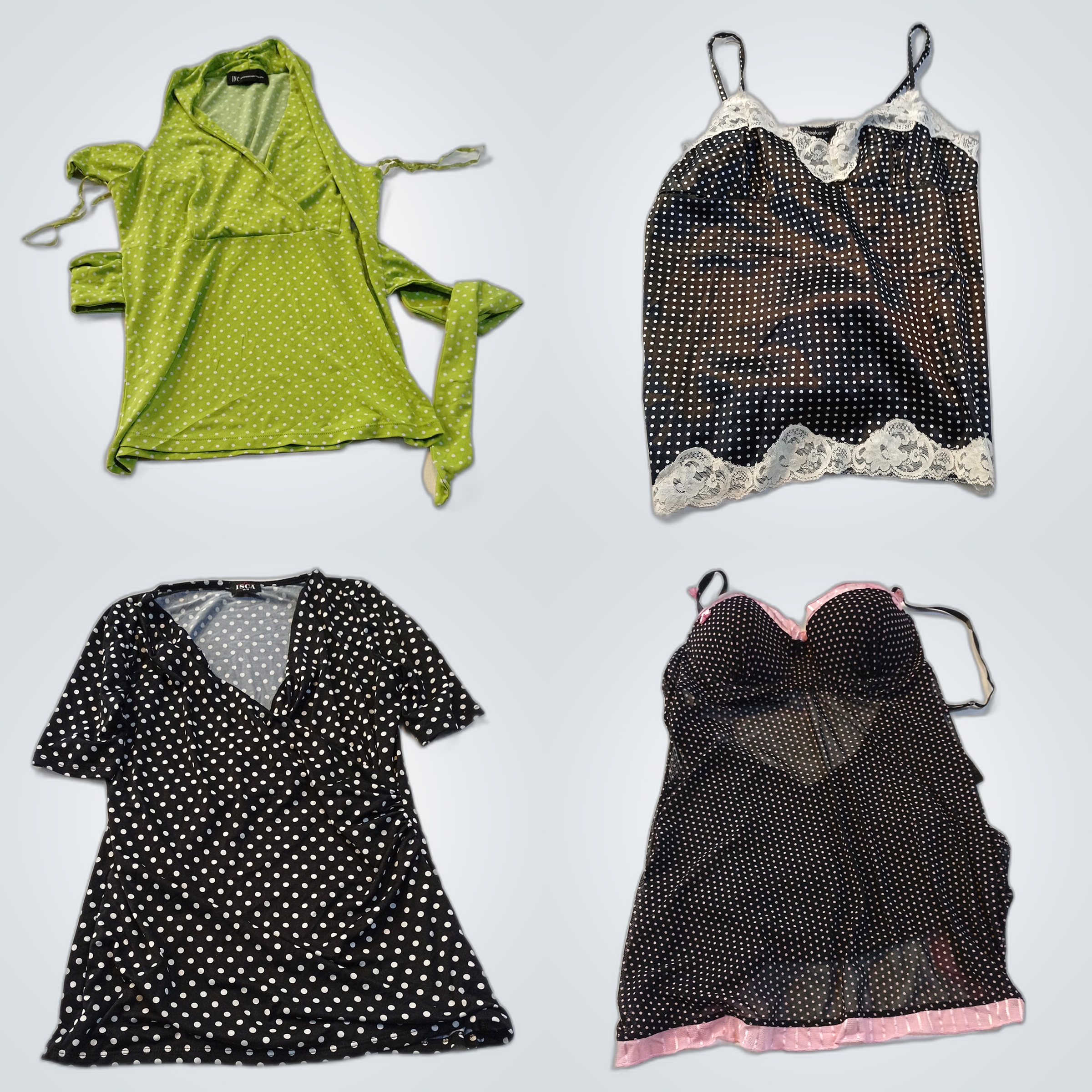 Polka Dot Blouses & Tops Bundle - International Co..