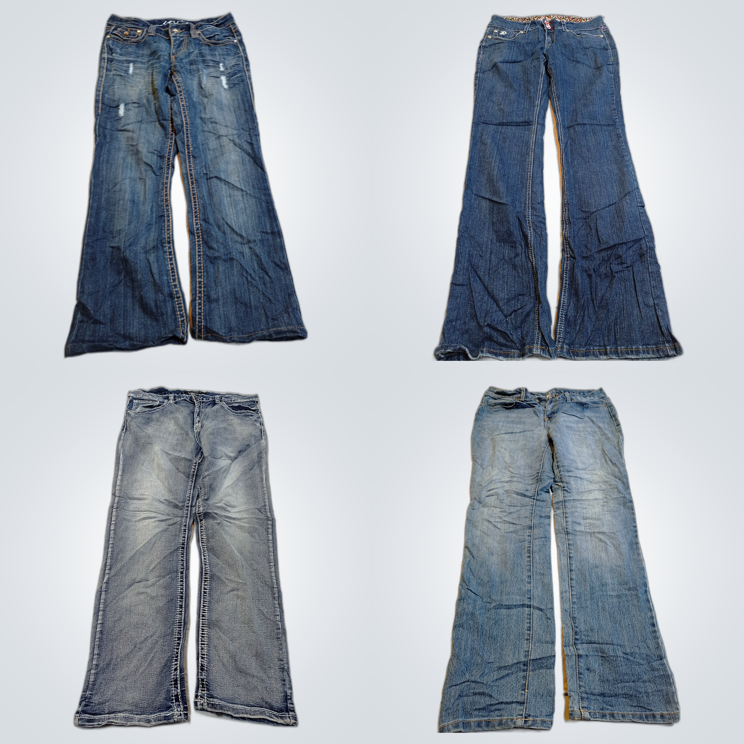 Pacote de Jeans Lee Sonoma - Lote de 7 Peças em Je..