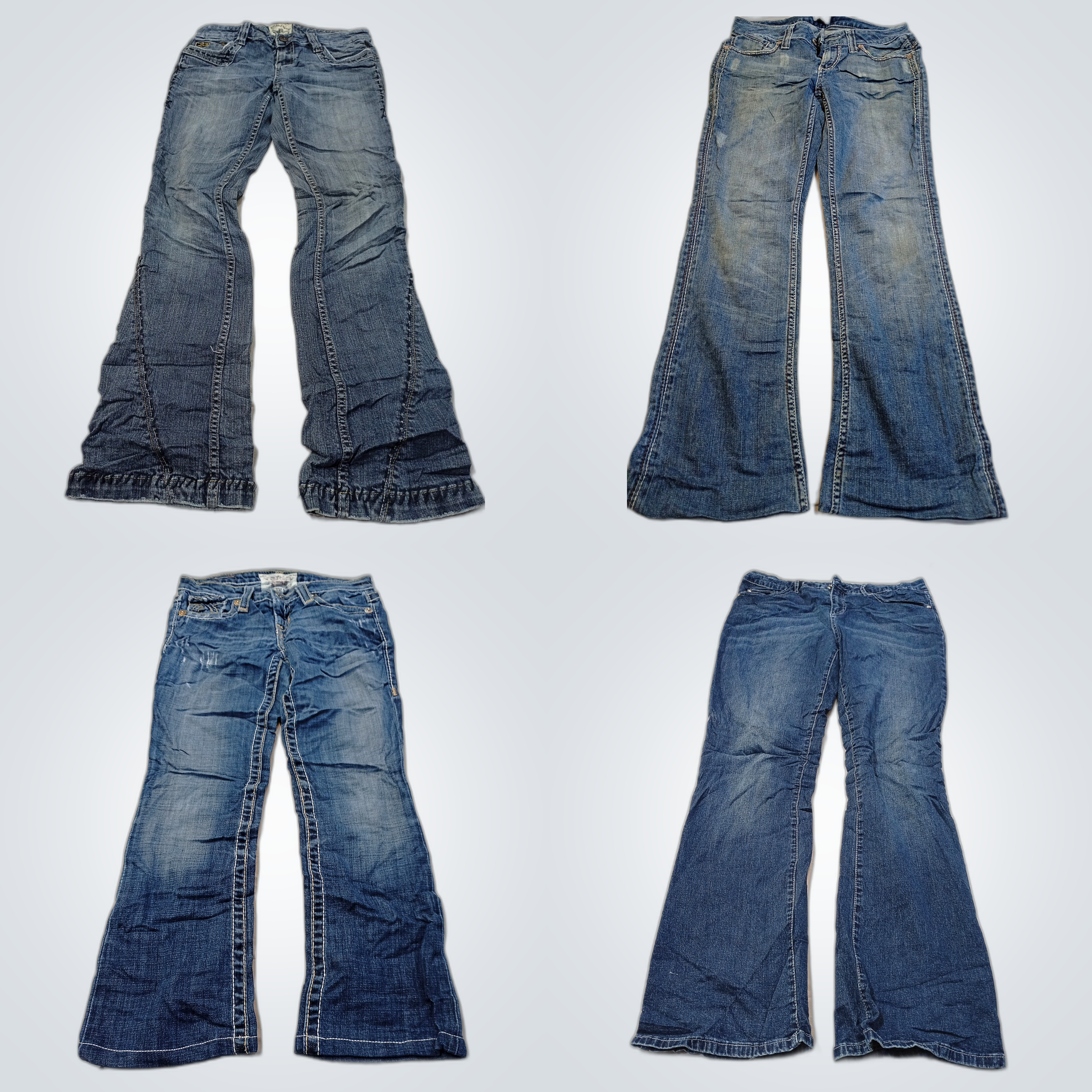 Pacchetto di Jeans Flare: Angel Jeans, John K, Big..