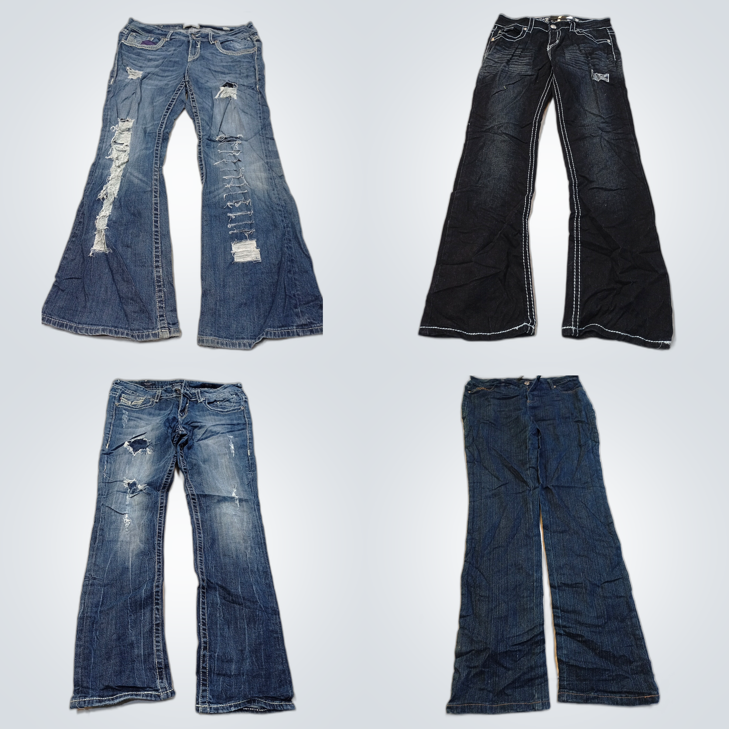 Pacote de Denim Wrangler & More: Mix de 7 Peças de..
