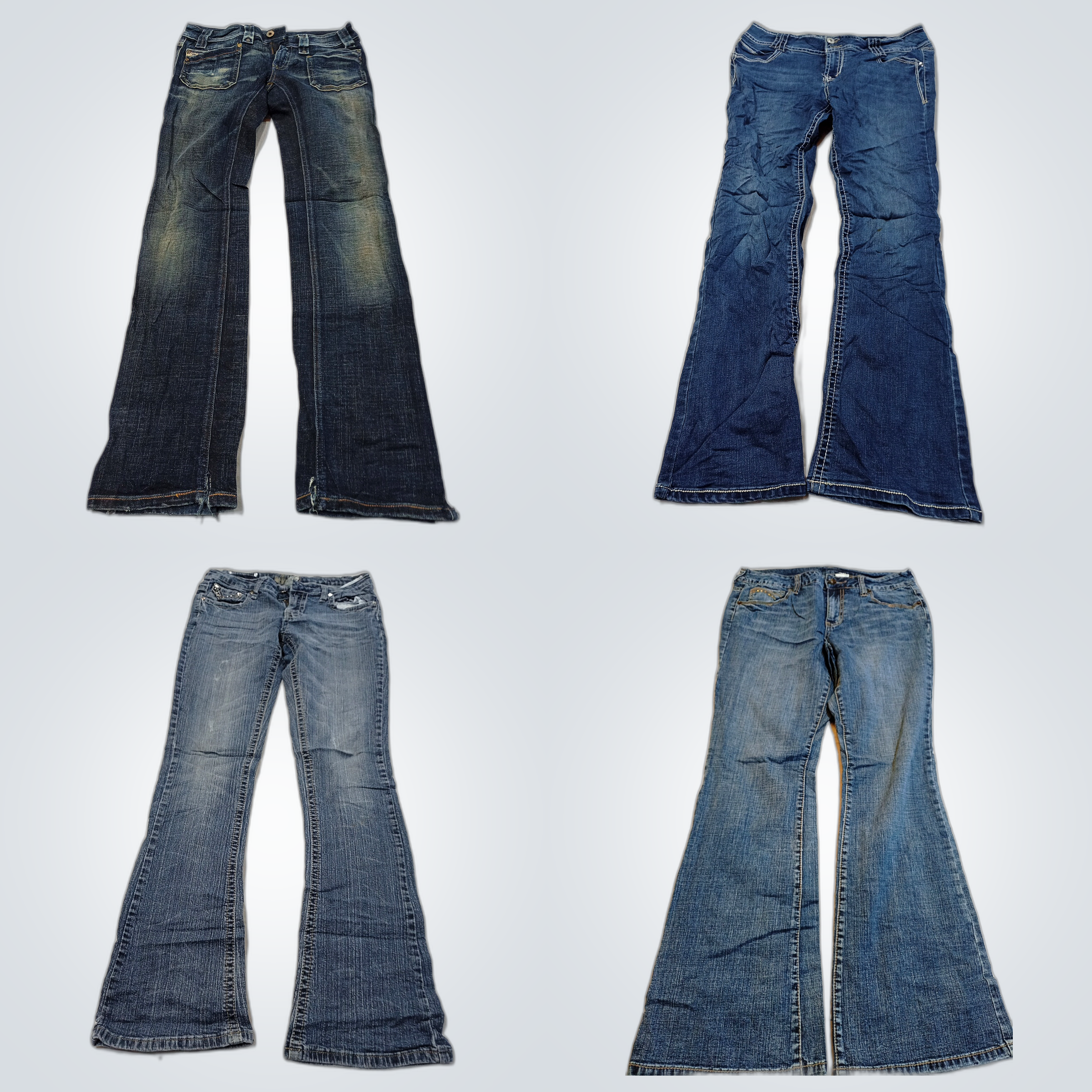 Wrangler & Silver Jean Bundle - 7 Piece Flare & Bo..